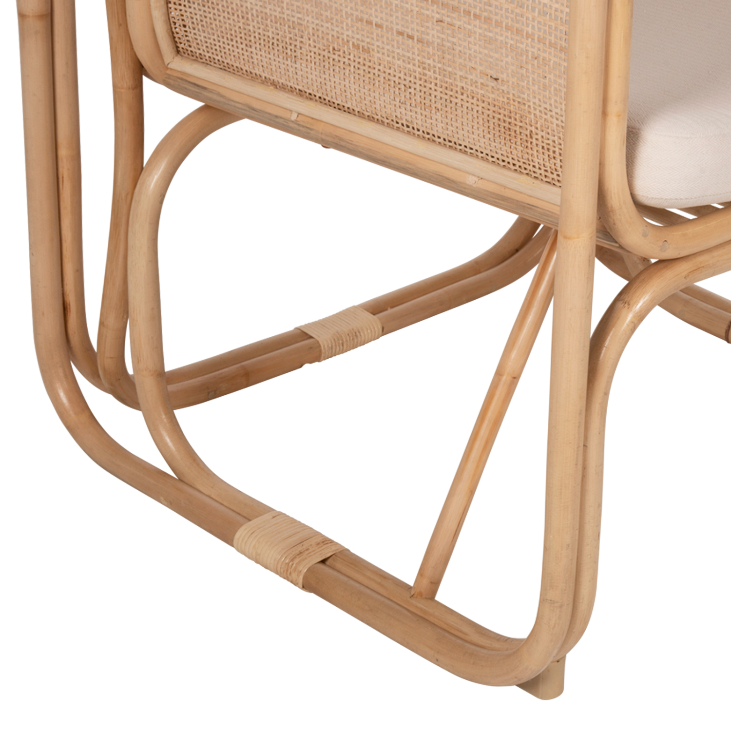 ΠΟΛΥΘΡΟΝΑ WENDY HM9816 RATTAN ΣΕ ΦΥΣΙΚΟ ΧΡΩΜΑ-ΛΕΥΚΑ ΜΑΞΙΛΑΡΙΑ 73x72x84Yεκ. - Image 7