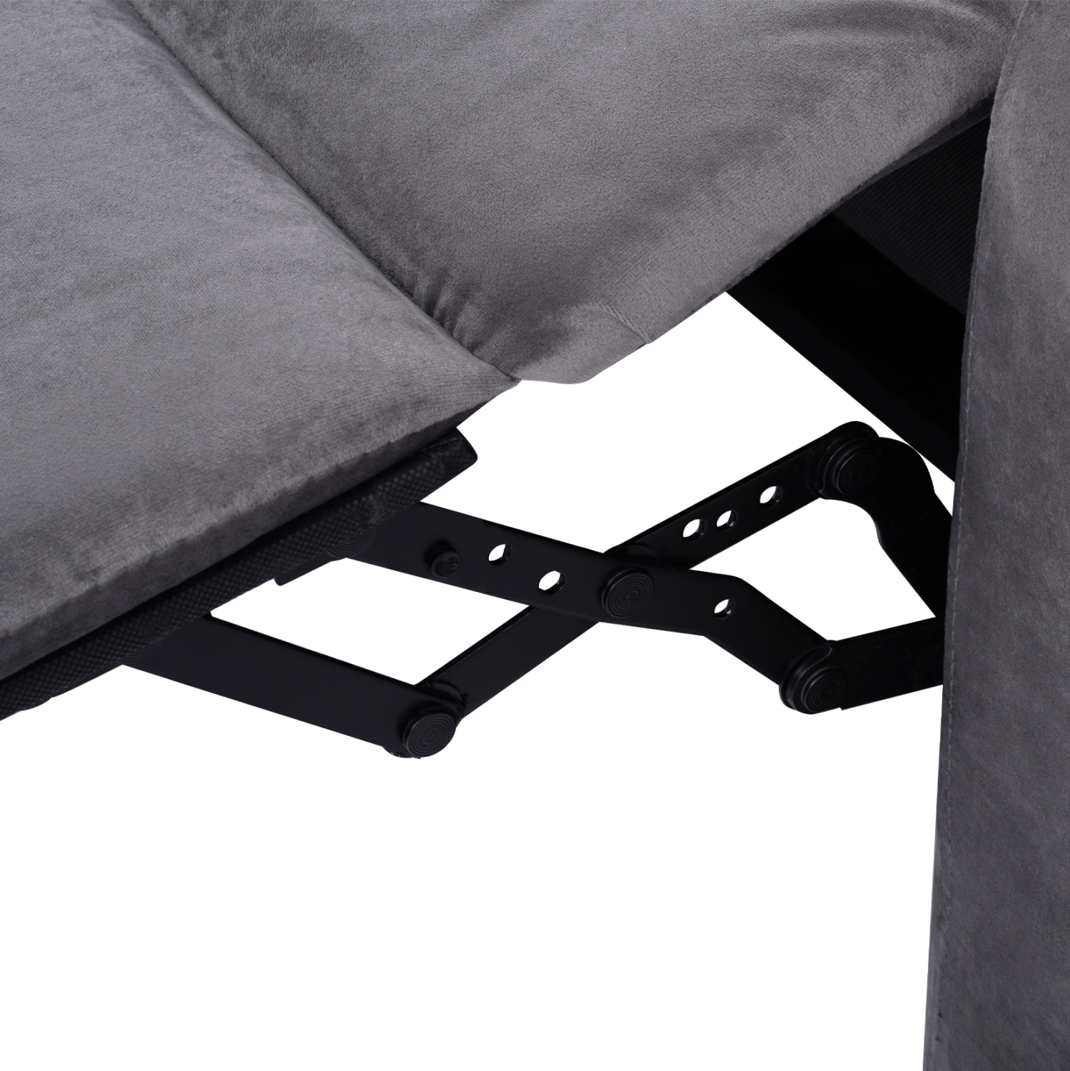 ΠΟΛΥΘΡΟΝΑ ΓΚΡΙ ΒΕΛΟΥΔΟ RELAX ΜΕ ΜΗΧΑΝΙΣΜΟ HM0122.10 80x92x102Υ εκ. - Image 8