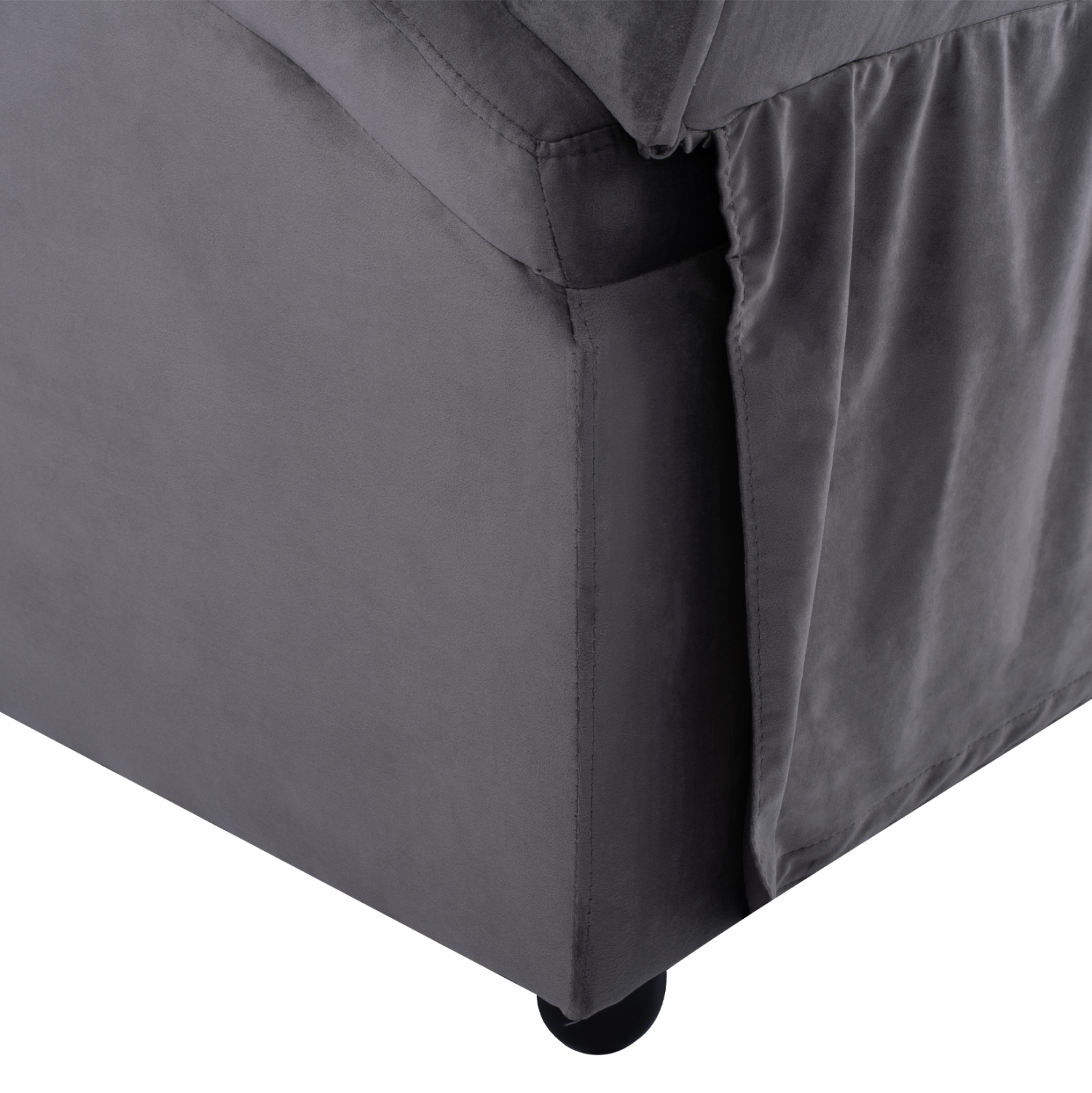 ΠΟΛΥΘΡΟΝΑ ΓΚΡΙ ΒΕΛΟΥΔΟ RELAX ΜΕ ΜΗΧΑΝΙΣΜΟ HM0122.10 80x92x102Υ εκ. - Image 9