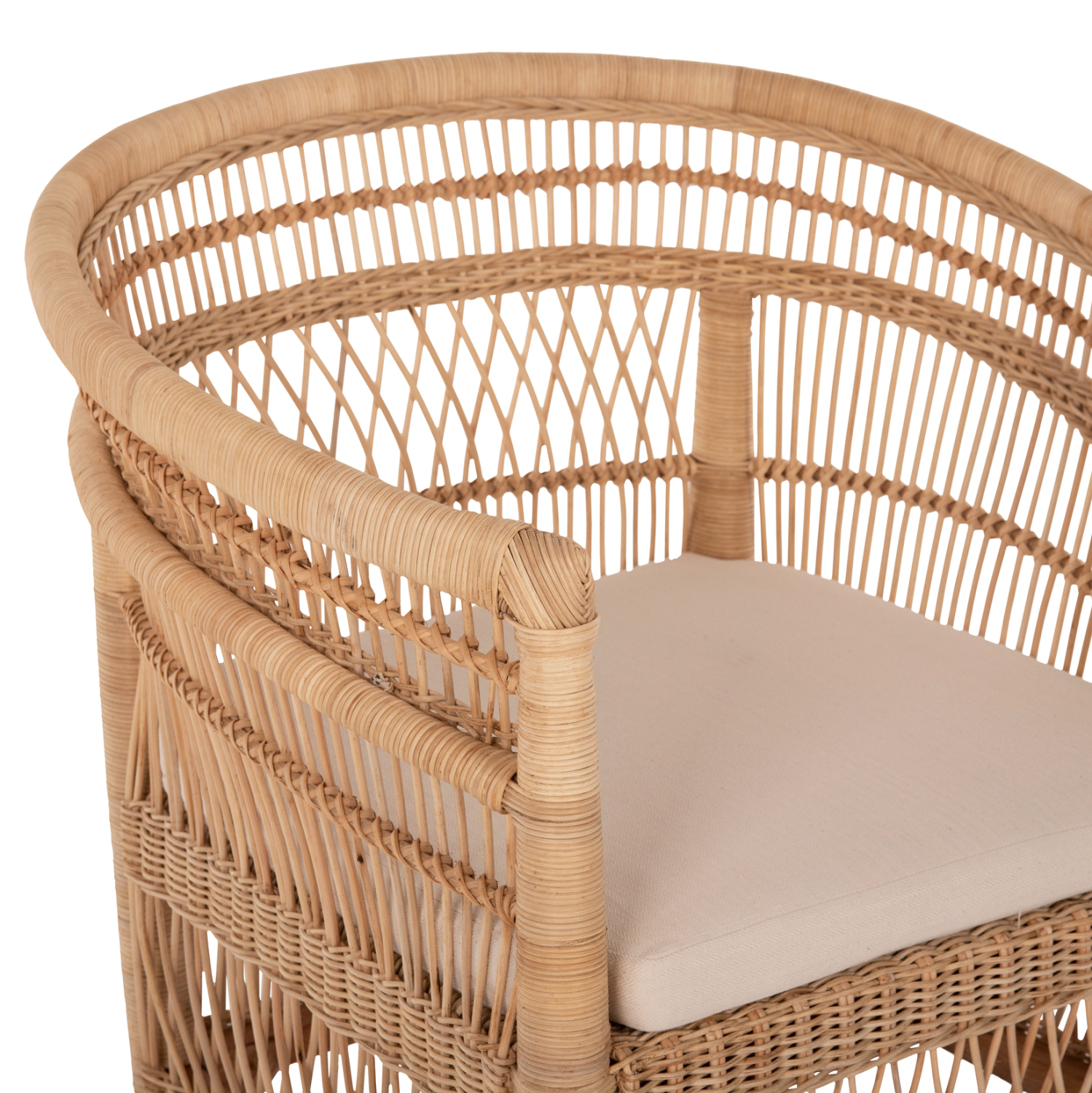 ΠΟΛΥΘΡΟΝΑ MALAWI HM9635.04 ΞΥΛΟ ΜΑΟΝΙ ΕΠΕΝΔΥΣΗ RATTAN ΛΕΥΚΟ ΜΑΞΙΛΑΡΙ ΚΑΘΙΣΜΑΤΟΣ 80x70x86Υεκ. - Image 6