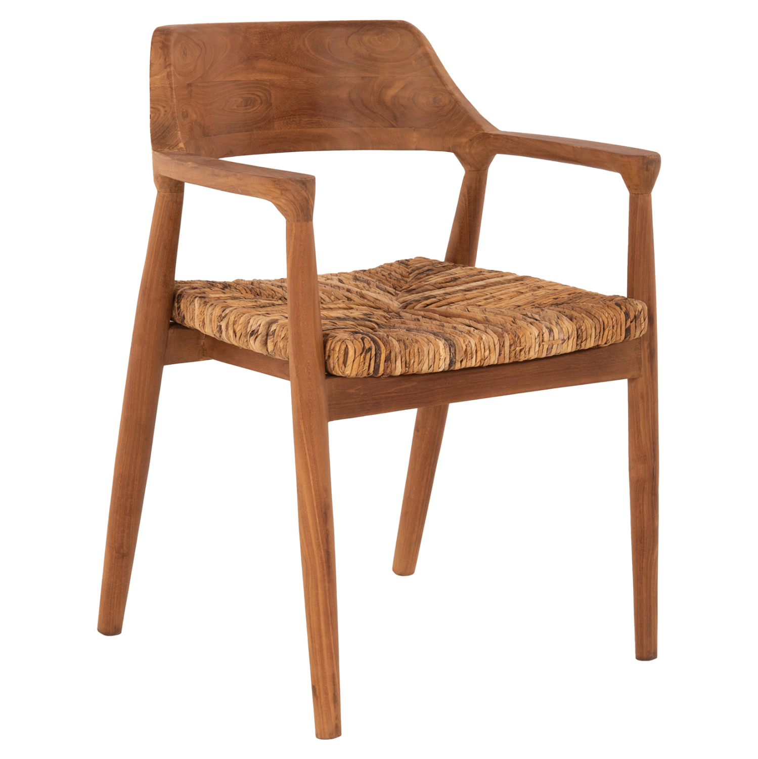 ΠΟΛΥΘΡΟΝΑ ΜΑΣΙΦ ΞΥΛΟ ΤEAK ΦΥΣΙΚΟ HM9401.01 58x52x77Y εκ. - Image 2