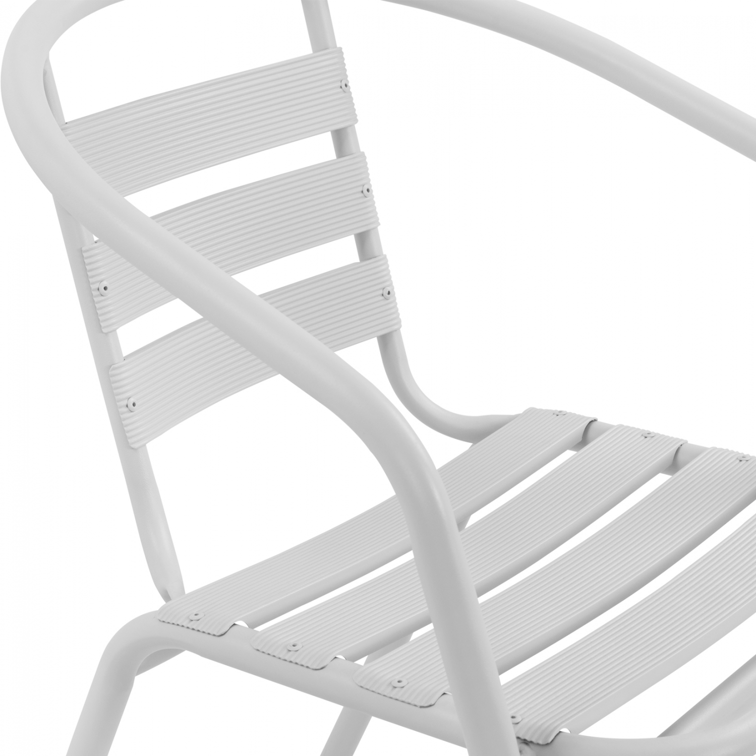 ΠΟΛΥΘΡΟΝΑ LAURA ΜΕΤΑΛΛΙΚΗ ΛΕΥΚΗ ΜΕ ΦΕΤΕΣ ΑΛΟΥΜΙΝΙΟΥ HM5037.02 54x59x73Υ εκ. - Image 6