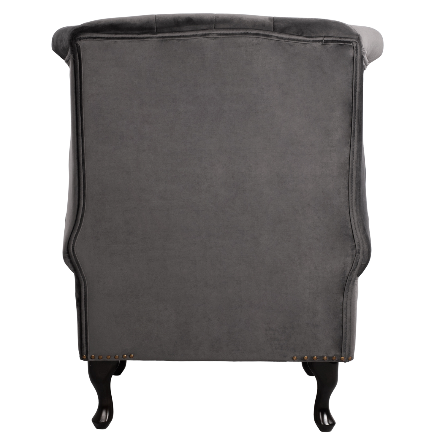 ΠΟΛΥΘΡΟΝΑ-ΜΠΕΡΖΕΡΑ ΓΚΡΙ ΒΕΛΟΥΔΟ T.CHESTERFIELD POLINA 83x75x107Yεκ.HM0053.10 - Image 5