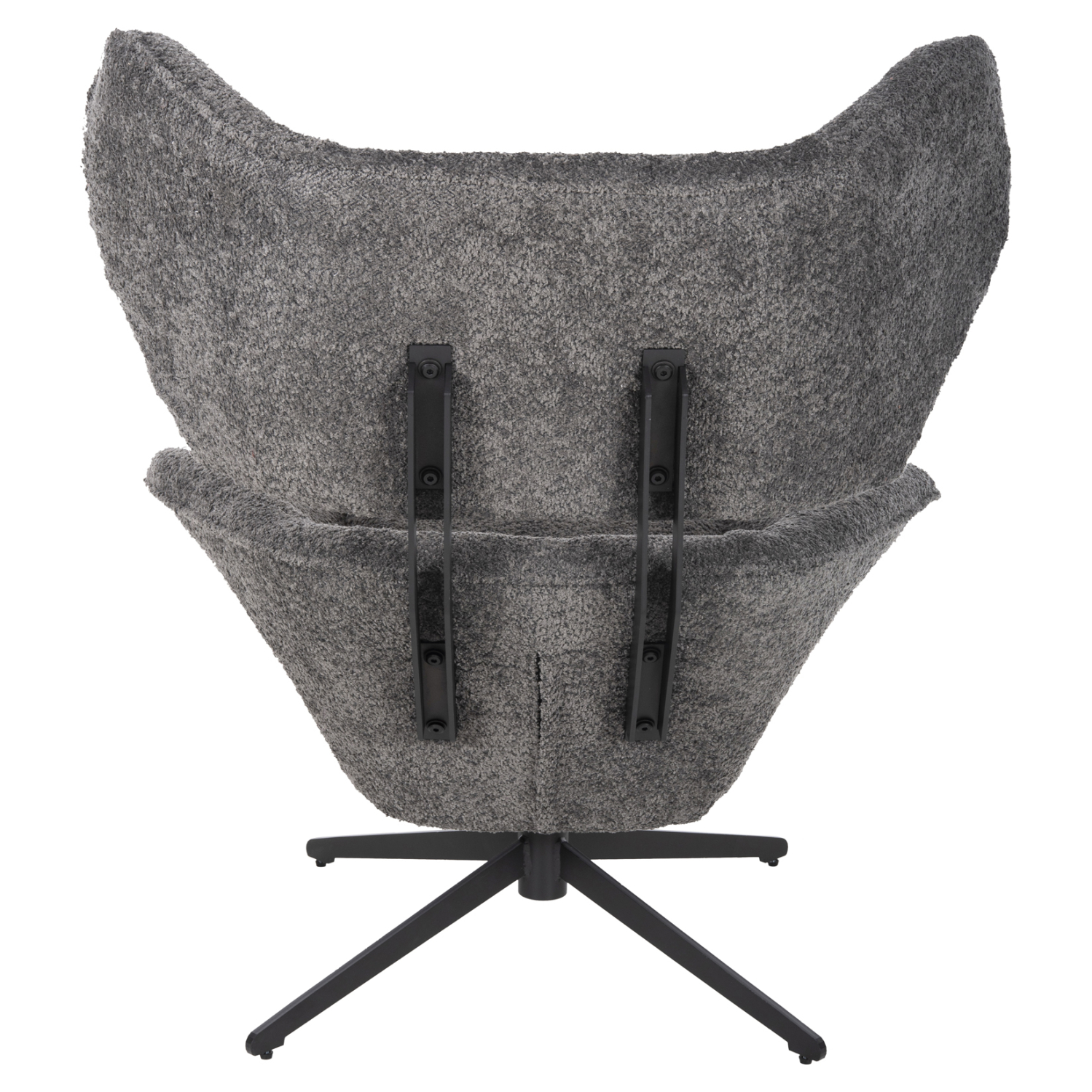 ΠΟΛΥΘΡΟΝΑ ΠΕΡΙΣΤΡΕΦΟΜΕΝΗ BRYLL HM9597.01 ΓΚΡΙ ΜΠΟΥΚΛΕ-ΜΑΥΡΗ ΒΑΣΗ 86x90x97Υεκ. - Image 5