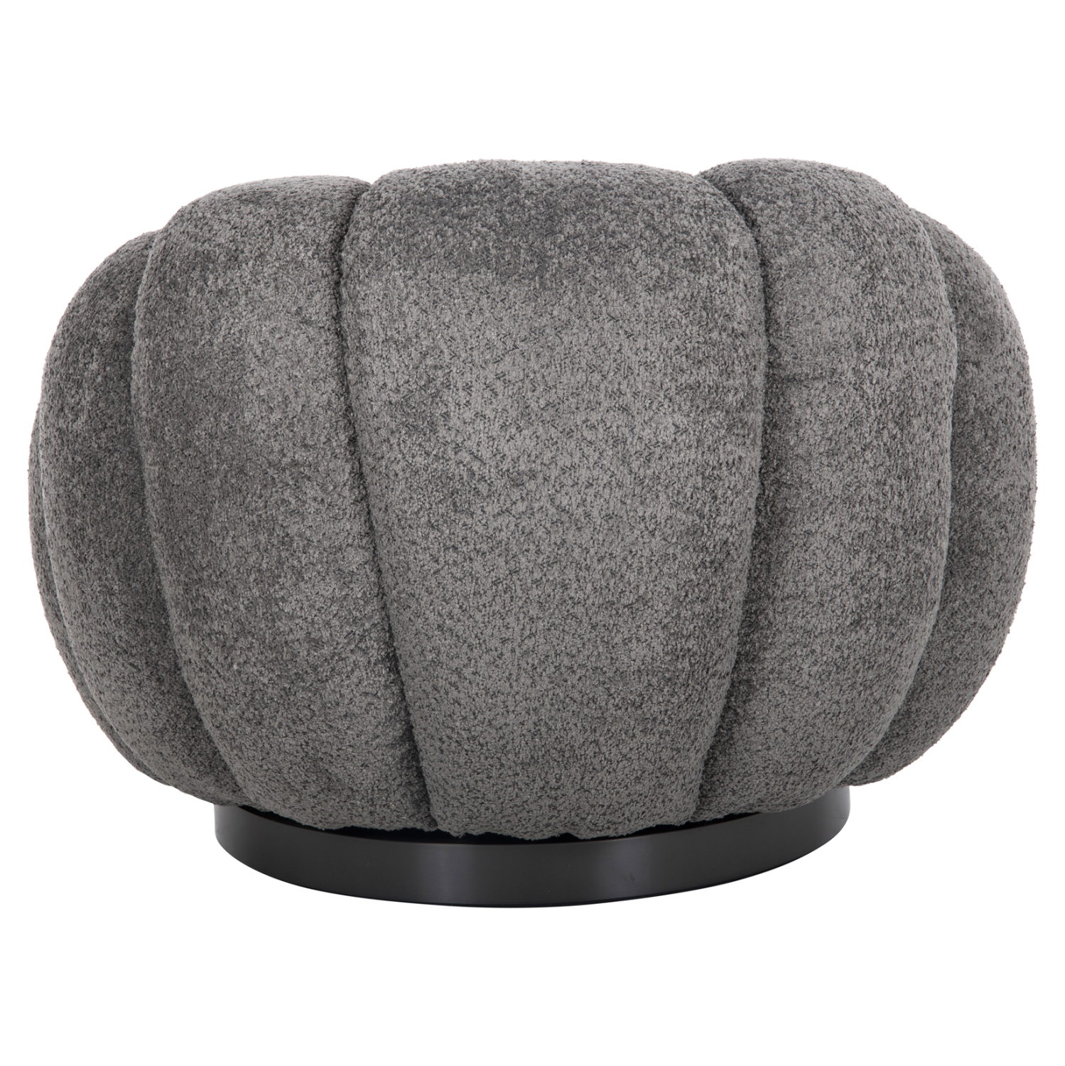 ΠΟΛΥΘΡΟΝΑ ΠΕΡΙΣΤΡΕΦΟΜΕΝΗ GRYMM HM9601.01 ΓΚΡΙ ΜΠΟΥΚΛΕ-ΜΑΥΡΗ ΜΕΤΑΛΛΙΚΗ ΒΑΣΗ 95x92x68Υεκ. - Image 5