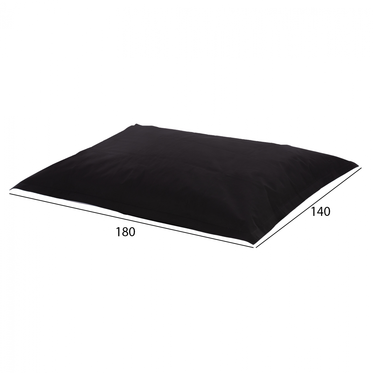 ΠΟΥΦ ANSHU HM5808.04 ΜΑΥΡΟ ΜΕ UV PROTECTION 140x180 εκ. - Image 2