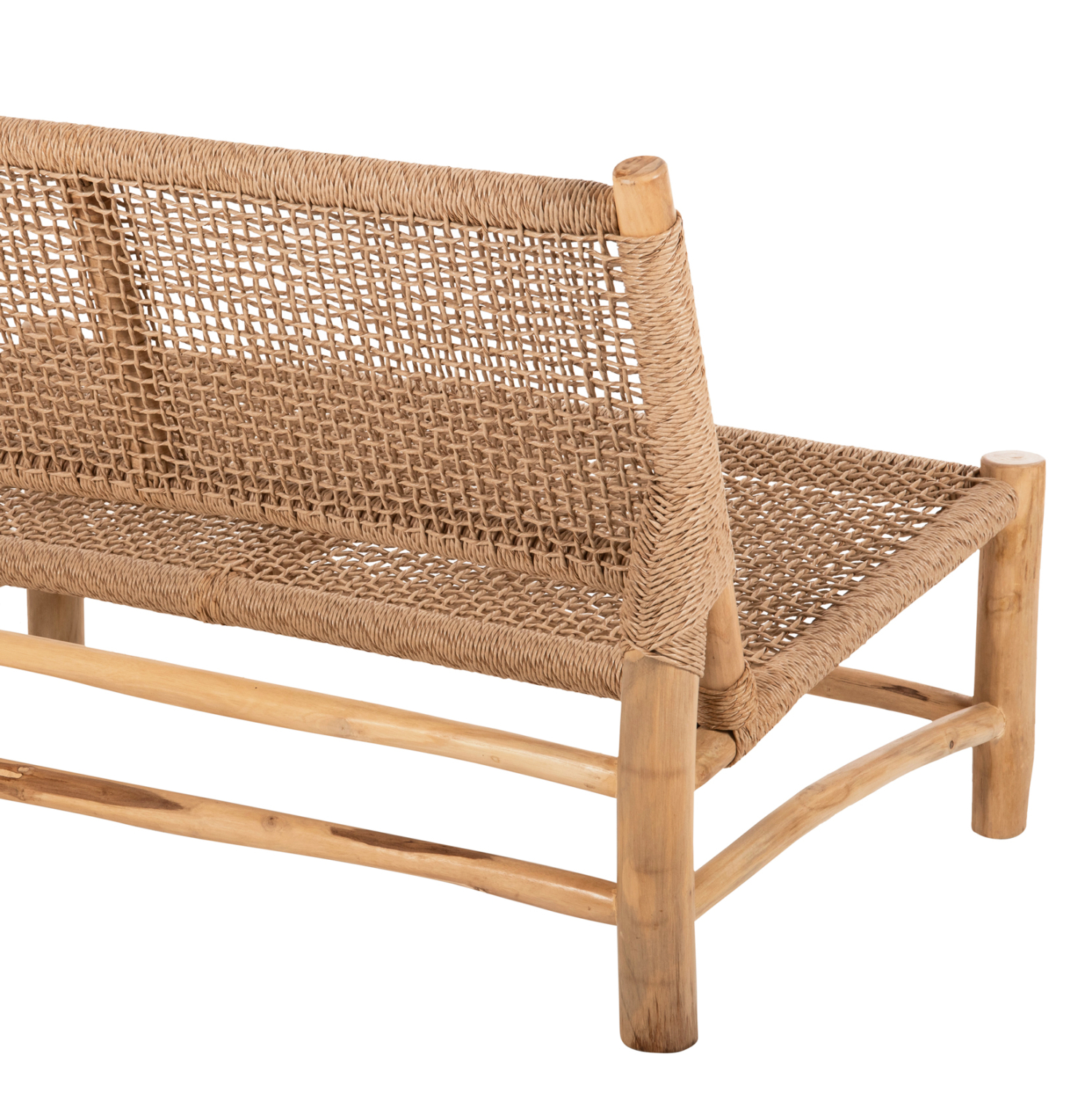 ΣΑΛΟΝΙ ΕΞΩΤ. ΧΩΡΟΥ 4ΤΜΧ LONDER HM11957 ΜΑΣΙΦ TEAK-ΣΥΝΘ.RATTAN-ΦΥΣΙΚΟ - Image 6