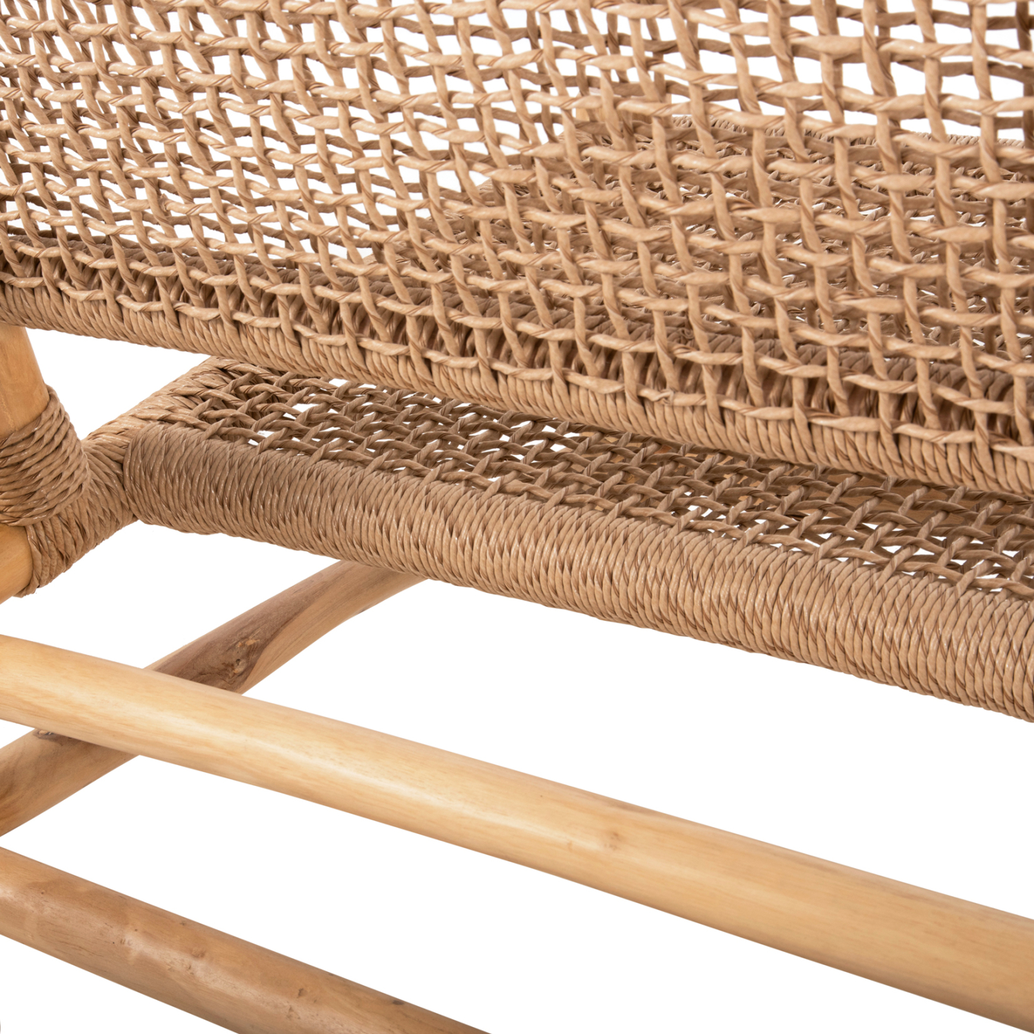 ΣΑΛΟΝΙ ΕΞΩΤ. ΧΩΡΟΥ 4ΤΜΧ LONDER HM11957 ΜΑΣΙΦ TEAK-ΣΥΝΘ.RATTAN-ΦΥΣΙΚΟ - Image 7