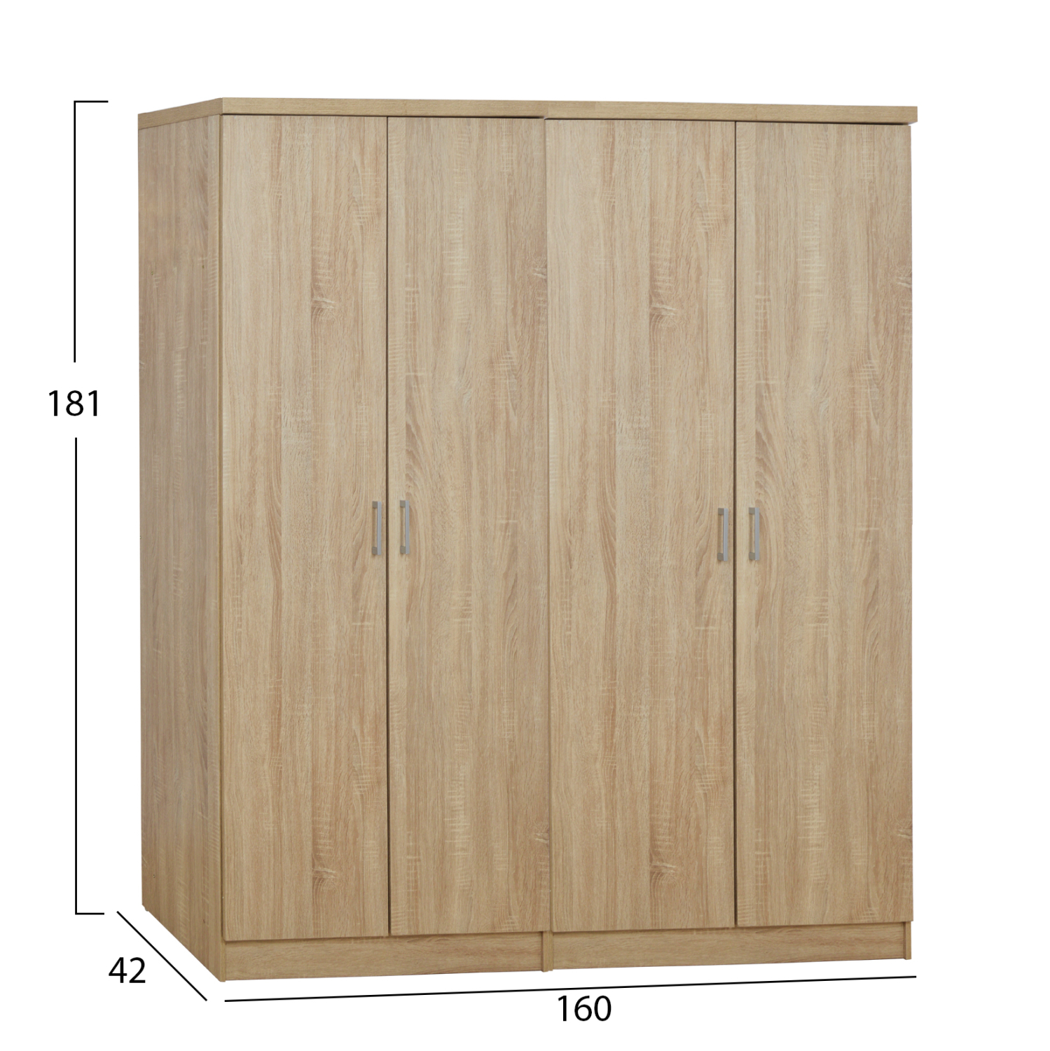 ΣΕΤ 2 ΤΜΧ ΝΤΟΥΛΑΠΑ 4ΦΥΛΛΗ SONAMA 160X42X181 HM11350.02 - Image 2