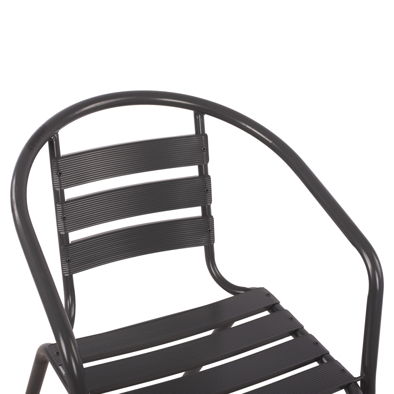 ΣΕΤ 3ΤΜΧ ΜΕ ΤΡΑΠΕΖΙ FIGO 70Χ70Χ72Υ & ΠΟΛΥΘΡΟΝΕΣ LAURA ΓΚΡΙ ΧΡΩΜΑ HM10469 - Image 6