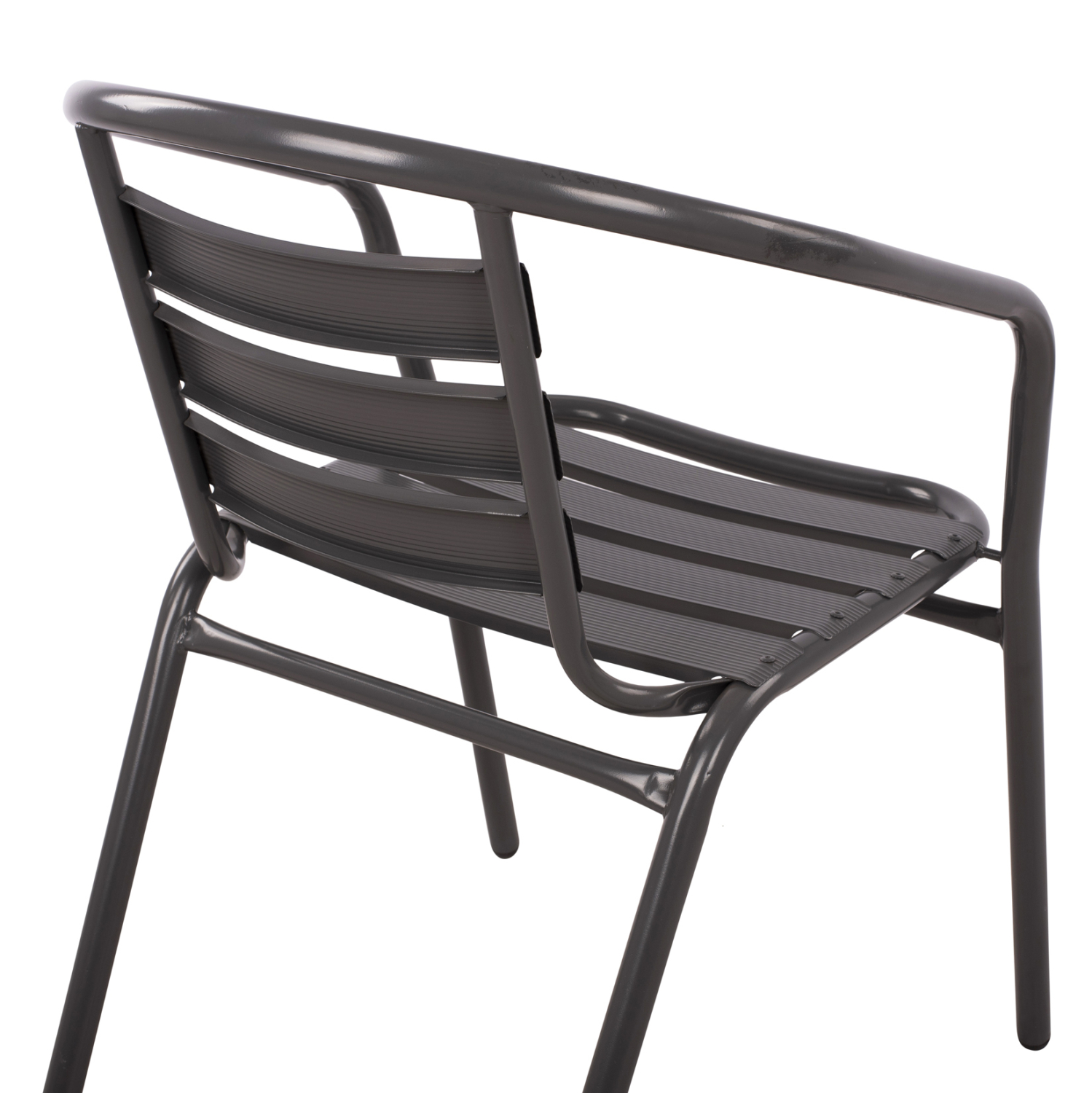 ΣΕΤ 3ΤΜΧ ΜΕ ΤΡΑΠΕΖΙ FIGO 70Χ70Χ72Υ & ΠΟΛΥΘΡΟΝΕΣ LAURA ΓΚΡΙ ΧΡΩΜΑ HM10469 - Image 8