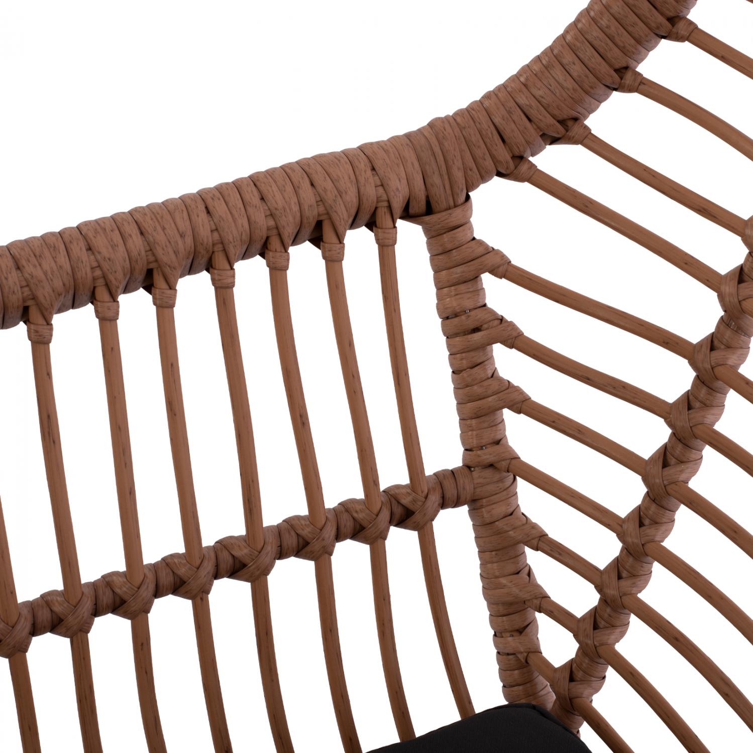 ΣΕΤ ΣΑΛΟΝΙ 4ΤΜΧ ΜΕΤΑΛΛΙΚΟ ΜΕ WICKER ΣΚΟΥΡΟ ΓΚΡΙ - ΜΠΕΖ HM5530 - Image 8