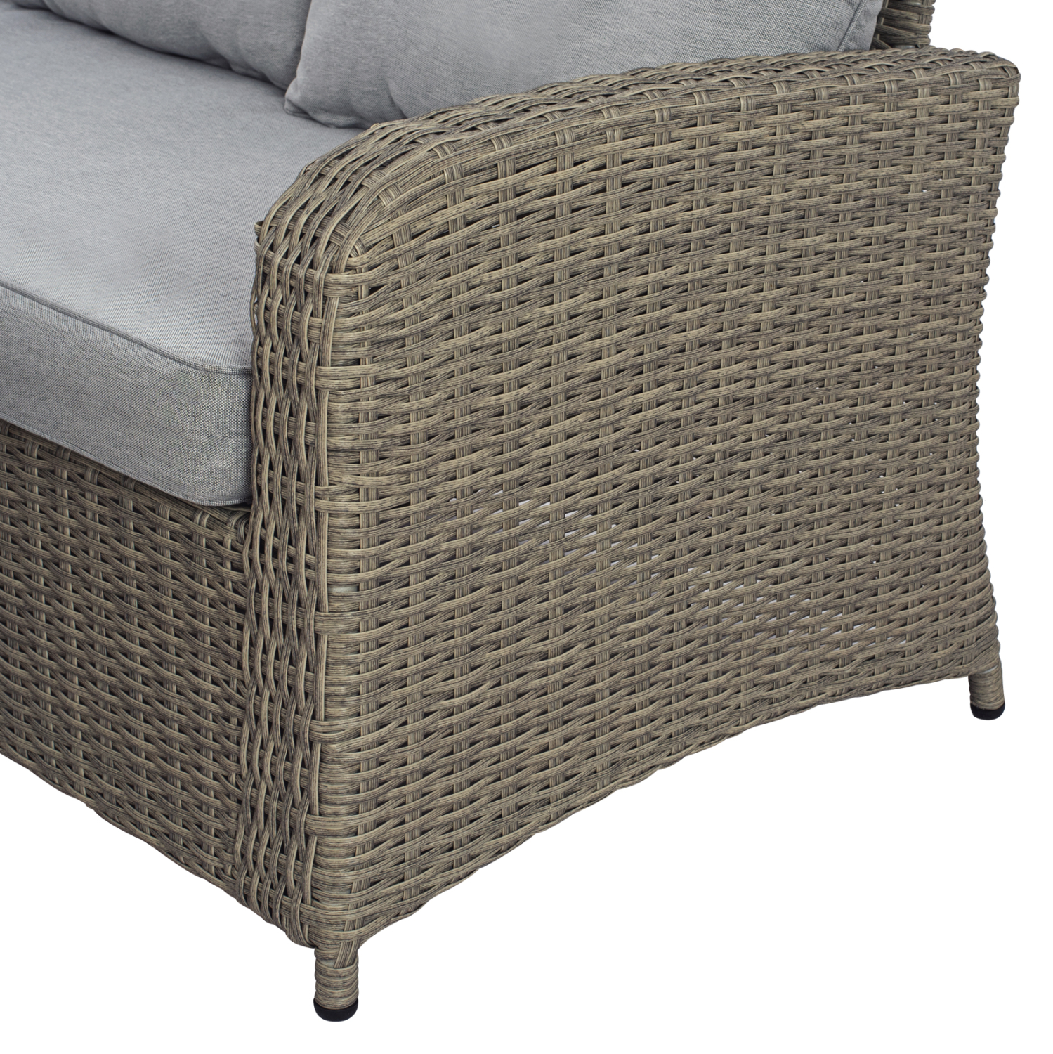 ΣΕΤ ΣΑΛΟΝΙ ΓΩΝΙΑ ΑΛΟΥΜΙΝΙΟΥ ΜΕ ΔΥΟ ΣΚΑΜΠΟ ΚΑΙ ΤΡΑΠΕΖΙ ΓΚΡΙ HM5144.21 - Image 7