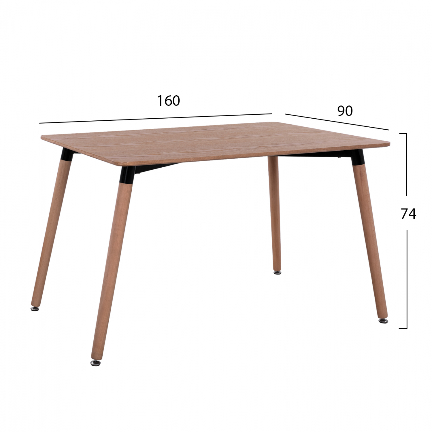 ΣΕΤ ΤΡΑΠΕΖΑΡΙΑΣ 5ΤΜΧ ΤΡΑΠΕΖΙ 160Χ90 & ΠΟΛΥΘΡΟΝΑΚΙ ΒΕΛΟΥΔΟ ΓΚΡΙ HM11347.01 - Image 2