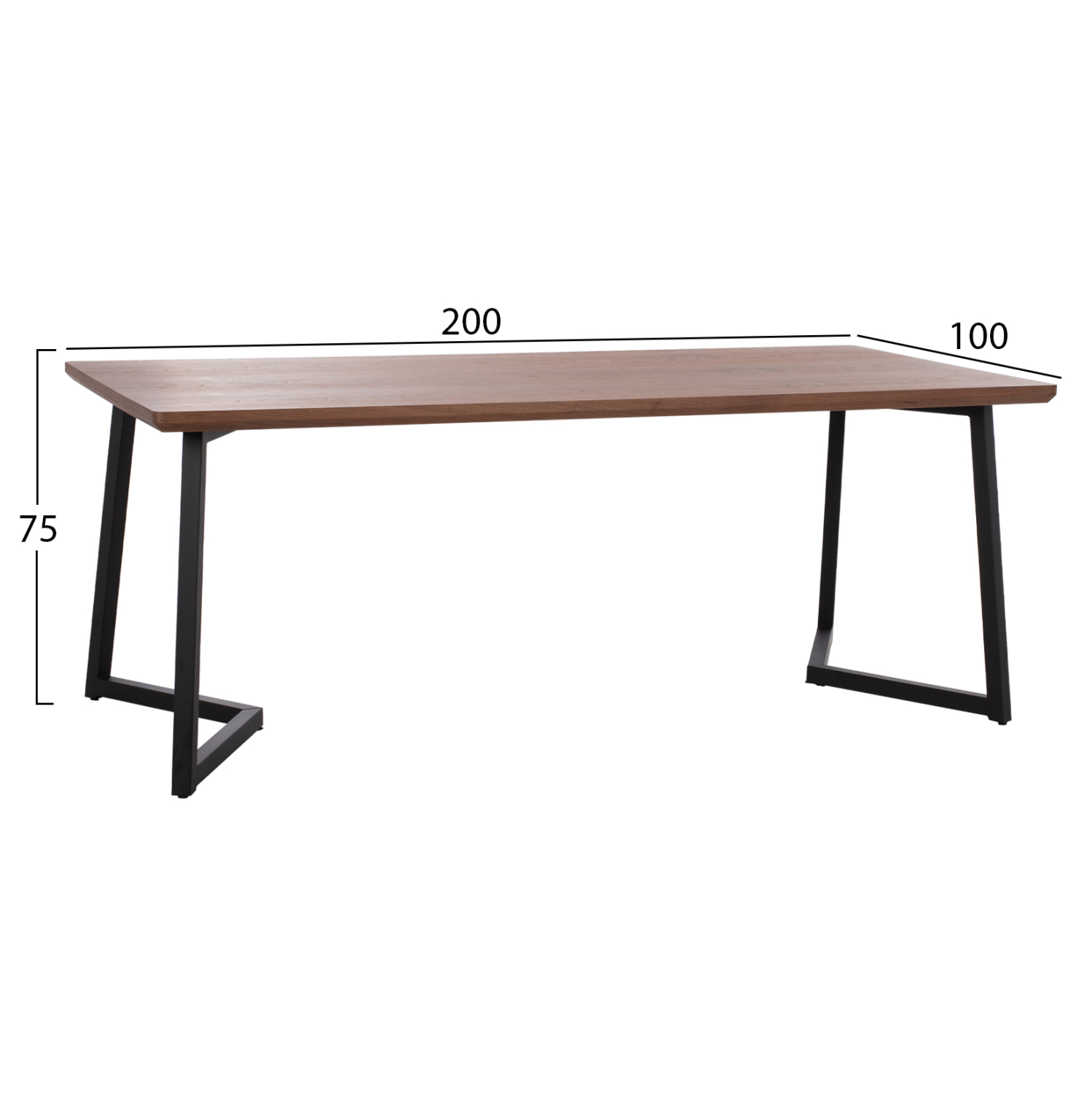 ΣΕΤ ΤΡΑΠΕΖΑΡΙΑΣ 7ΤΜΧ ΠΟΛΥΘΡΟΝΕΣ τ.NUBUCK & ΤΡΑΠΕΖΙ ME ΚΑΠΛΑΜΑ ΚΑΡΥΔΙΑΣ HM10635 - Image 2