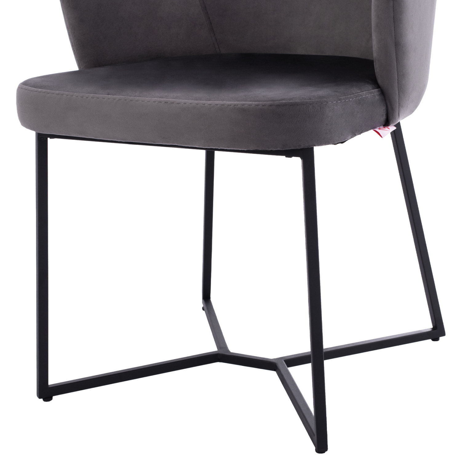 ΣΕΤ ΤΡΑΠΕΖΑΡΙΑΣ 7ΤΜΧ ΤΡΑΠΕΖΙ MDF ME ΚΑΠΛΑΜΑ ΚΑΡΥΔΙΑΣ & ΚΑΡΕΚΛΕΣ TRIANA ΓΚΡΙ HM10638 - Image 5