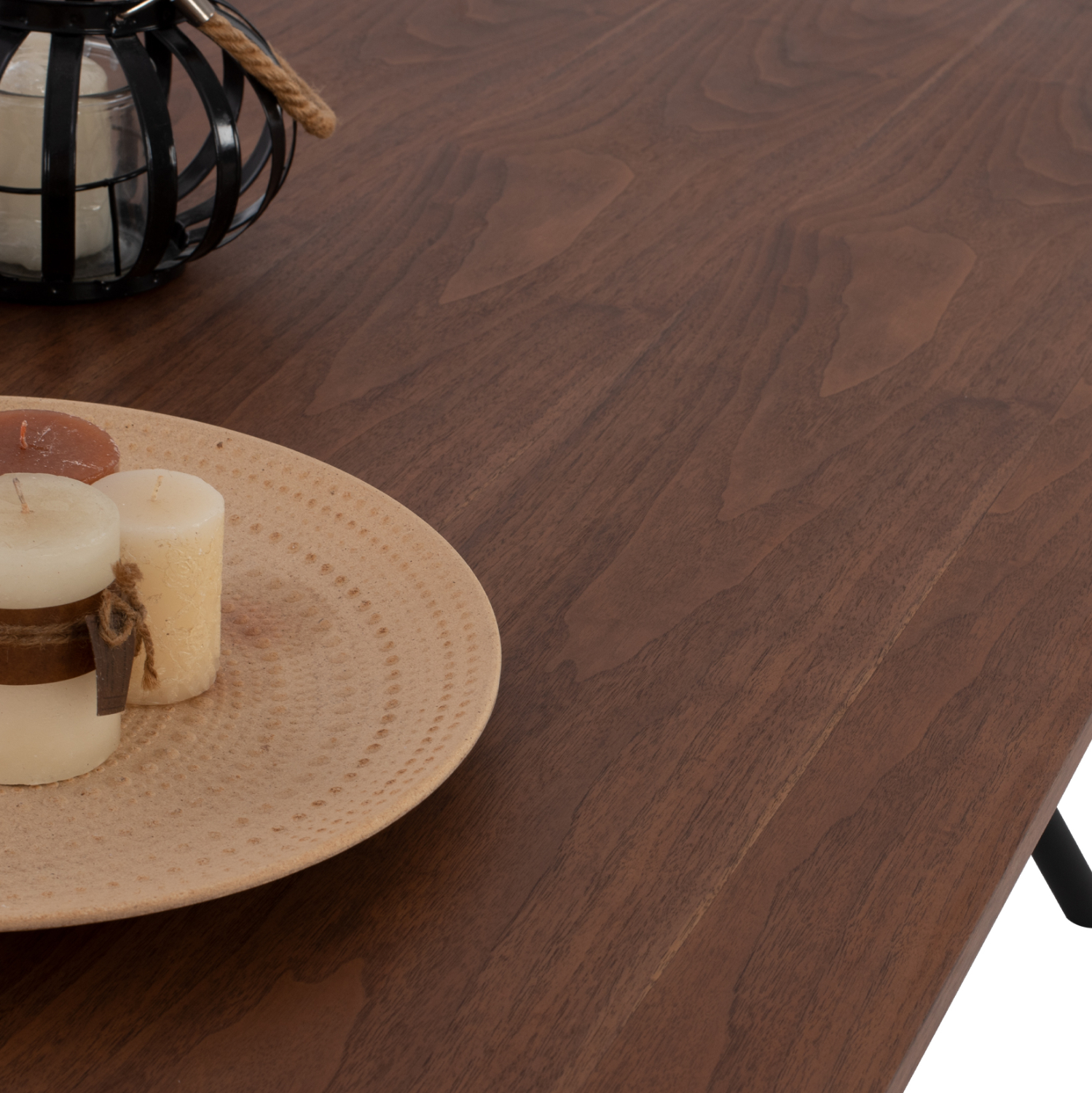 ΣΕΤ ΤΡΑΠΕΖΑΡΙΑΣ 7ΤΜΧ ΤΡΑΠΕΖΙ MDF ME ΚΑΠΛΑΜΑ ΚΑΡΥΔΙΑΣ & ΚΑΡΕΚΛΕΣ TRIANA ΓΚΡΙ HM10638 - Image 7