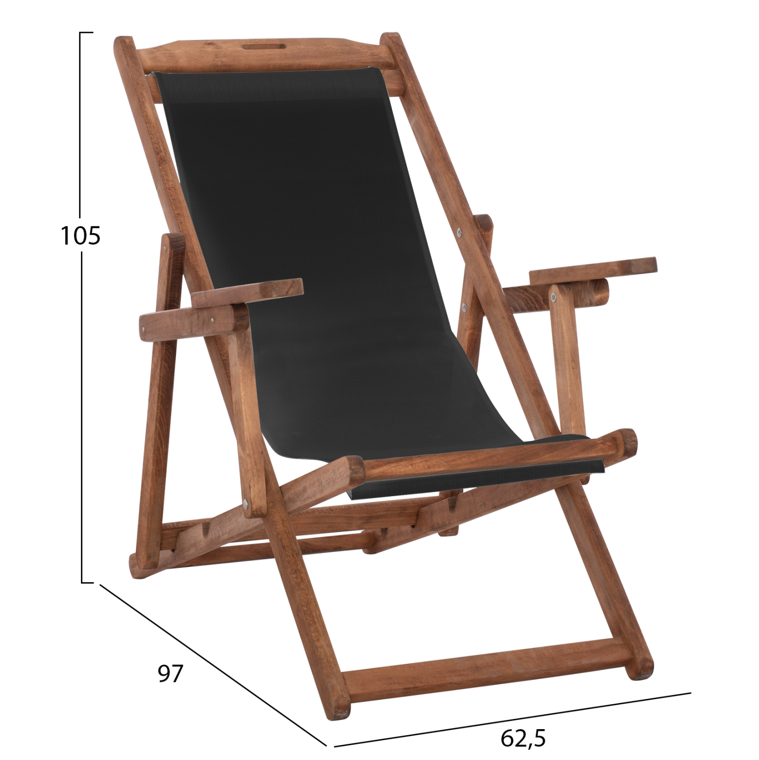ΣΕΖΛΟΝΓΚ ΛΗΜΝΟΣ ΜΕ ΜΠΡΑΤΣΑ ΟΞΙΑ ΕΜΠ/ΣΜΟΣ ΚΑΡΥΔΙ ΜΕ PVC ΜΑΥΡΟ HM11435.01 - Image 2