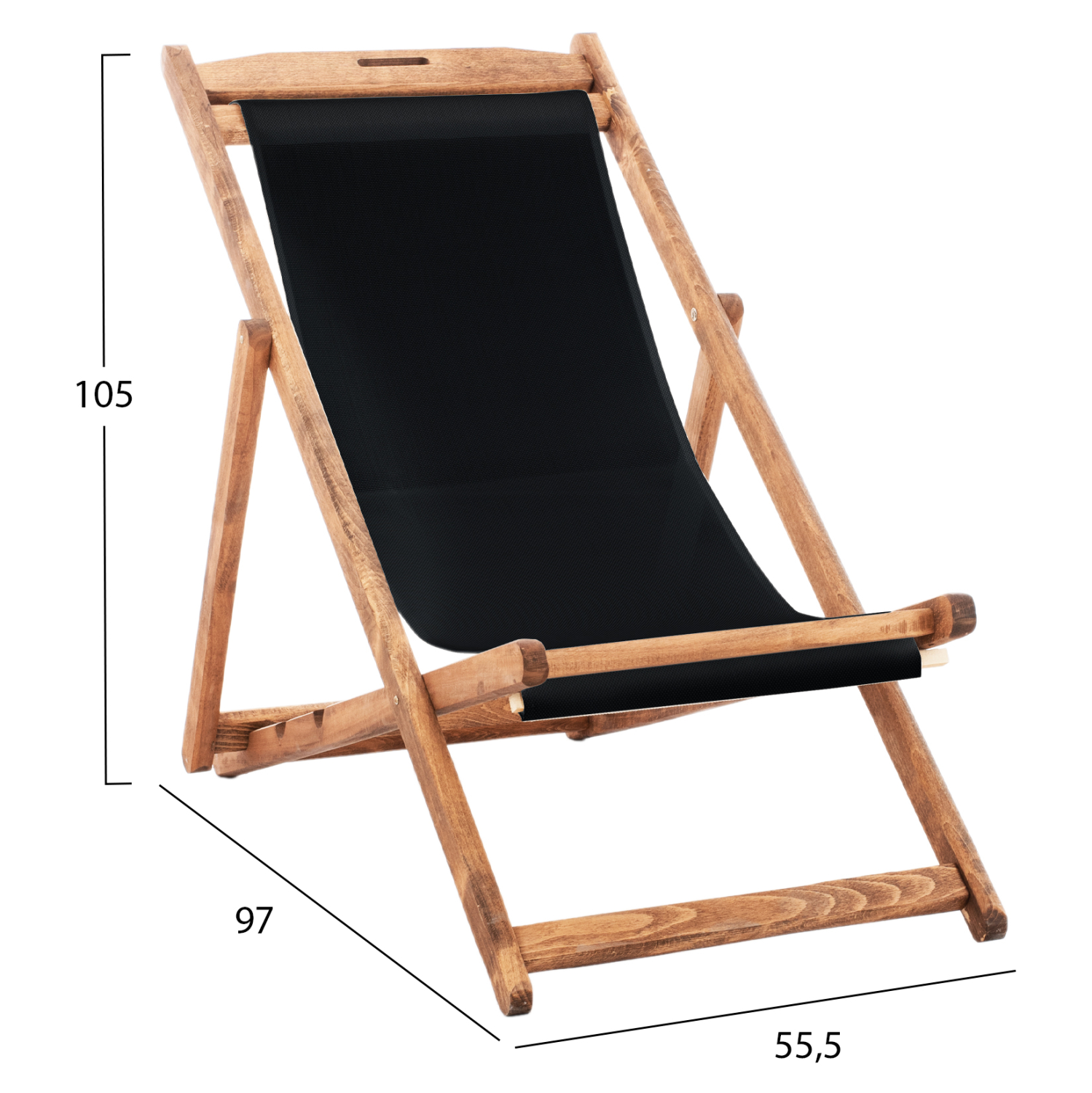 ΣΕΖΛΟΝΓΚ ΛΗΜΝΟΣ ΟΞΙΑ ΕΜΠ/ΣΜΟΣ ΦΥΣΙΚΟΣ ΜΕ PVC 2Χ1 ΜΑΥΡΟ HM11709.05T - Image 2