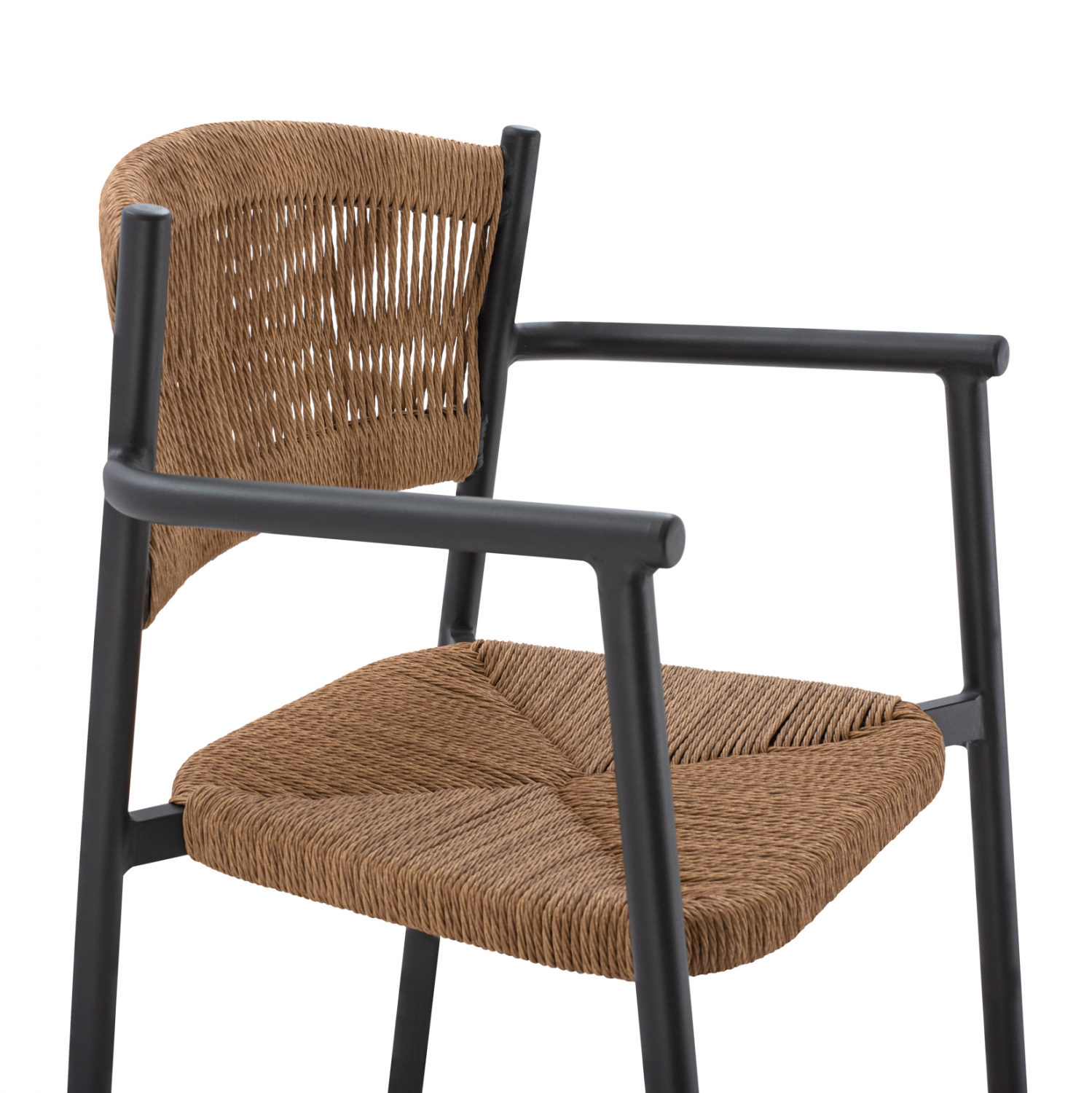 ΣΚΑΜΠΟ BAR ΑΛΟΥΜΙΝΙΟΥ ΑΝΘΡΑΚΙ ΜΕ ΣΧΟΙΝΙ PΕ ΜΠΕΖ HM5785.02 55,5x58x107 εκ. - Image 7