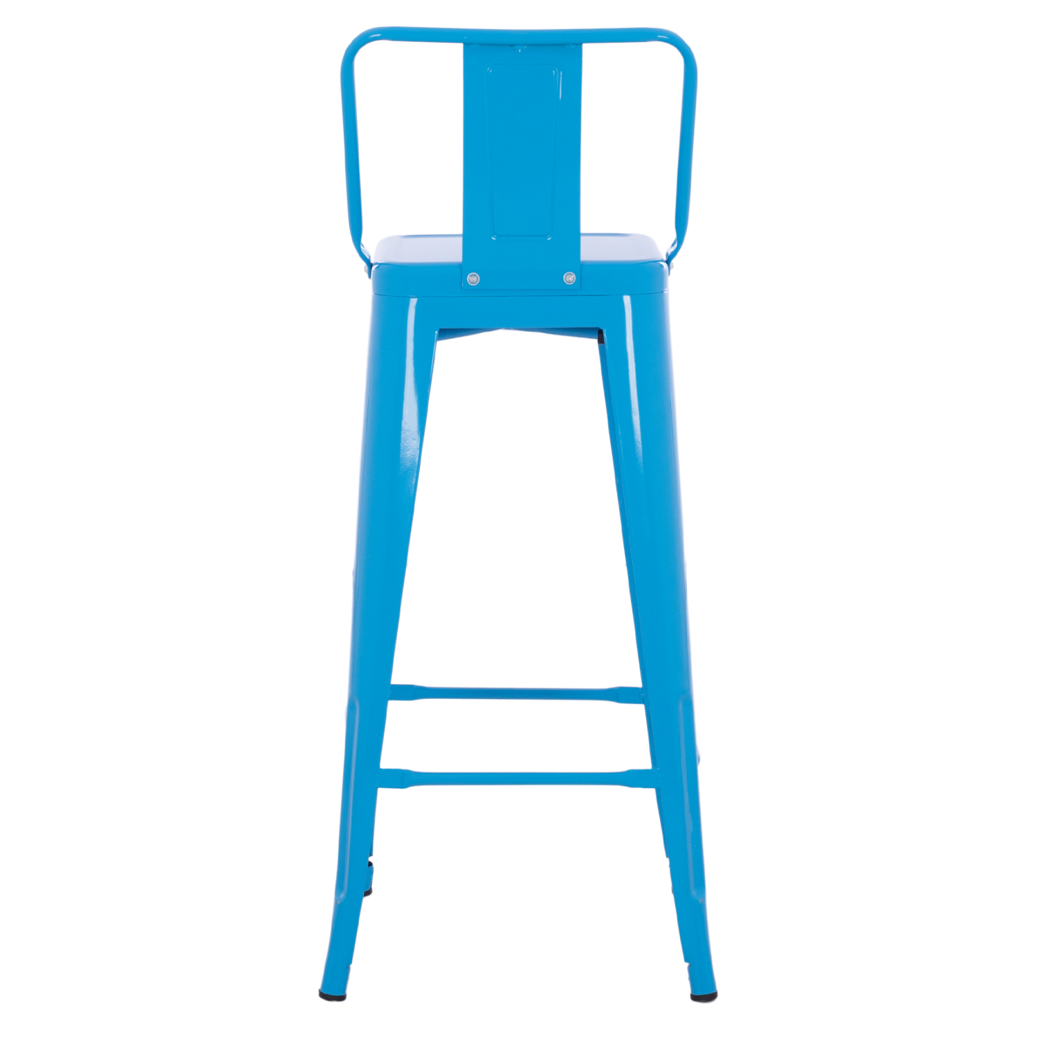 ΣΚΑΜΠΟ BAR ΜΕΤΑΛΛΙΚΟ MELITA ME ΠΛΑΤΗ ΜΠΛΕ HM8643.08 43Χ43Χ100εκ. - Image 5