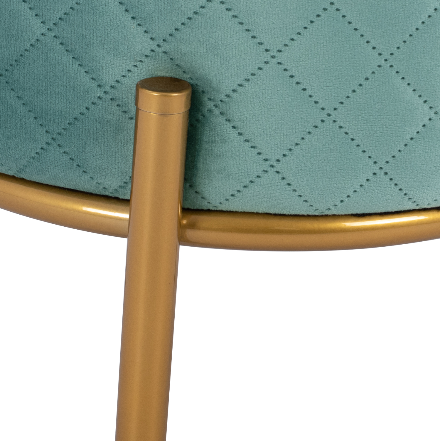 ΣΚΑΜΠΟ SINTA HM8638.07 ΑΠΟ ΦΥΣΤΙΚΙ ΒΕΛΟΥΔΟ ΜΕ ΧΡΥΣΗ ΒΑΣΗ 42x42x38Υ εκ. - Image 7