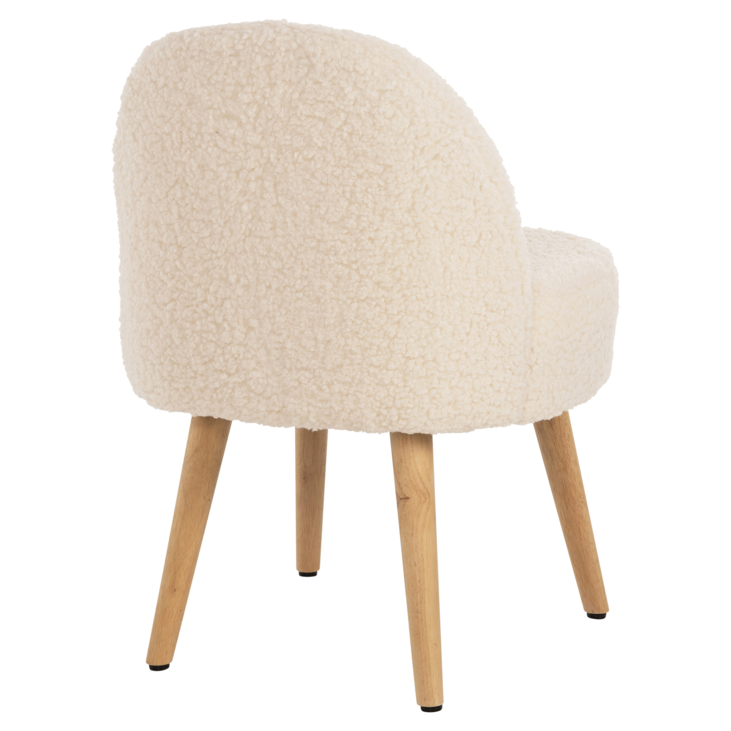 ΣΚΑΜΠΟ ΜΕ ΠΛΑΤΗ YASMINE HM8395.23 ΛΕΥΚΟ ΜΠΟΥΚΛΕ ΥΦΑΣΜΑ- ΞΥΛΙΝΑ ΠΟΔΙΑ 47x46x64,5Υεκ. - Image 4