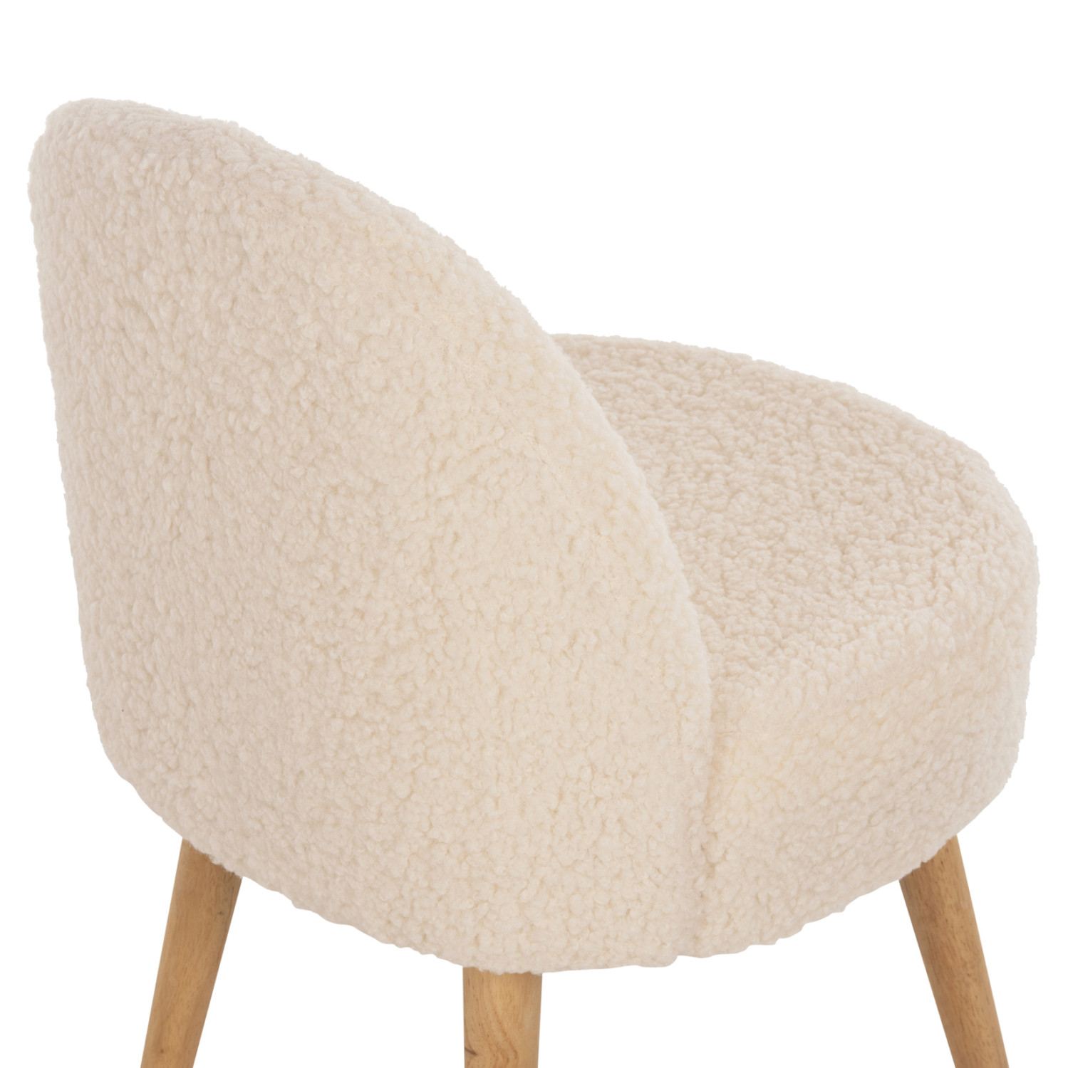 ΣΚΑΜΠΟ ΜΕ ΠΛΑΤΗ YASMINE HM8395.23 ΛΕΥΚΟ ΜΠΟΥΚΛΕ ΥΦΑΣΜΑ- ΞΥΛΙΝΑ ΠΟΔΙΑ 47x46x64,5Υεκ. - Image 7