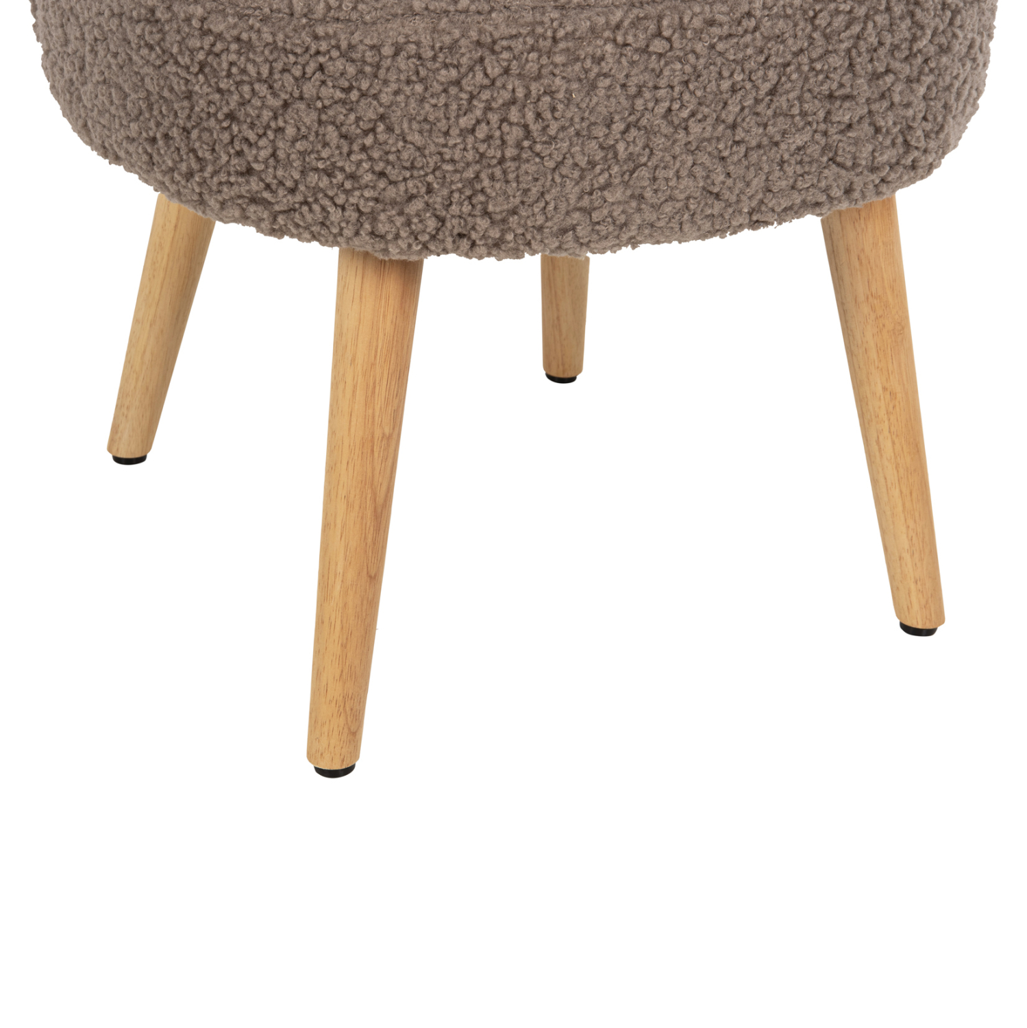 ΣΚΑΜΠΟ ΜΕ ΠΛΑΤΗ YASMINE ΜΠΟΥΚΛΕ ΥΦΑΣΜΑ ΑΝΟΙΧΤΟ ΚΑΦΕ HM8395.25 47x46x64,5Y εκ. - Image 9