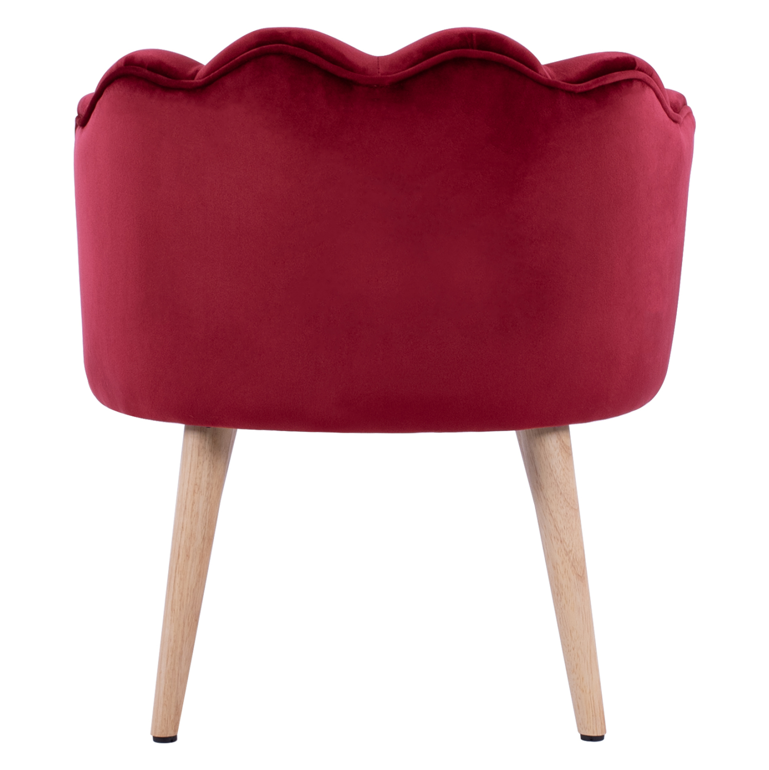 ΣΚΑΜΠΟ ΜΕ ΠΛΑΤΗ ELISE HM8628.06 ΑΠΟ ΚΟΚΚΙΝΟ ΒΕΛΟΥΔΟ 55x52x60Υ εκ. - Image 5