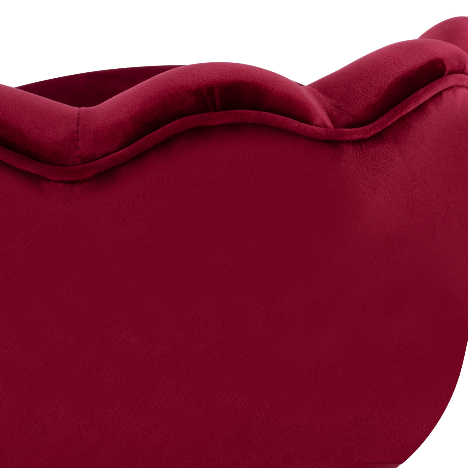 ΣΚΑΜΠΟ ΜΕ ΠΛΑΤΗ ELISE HM8628.06 ΑΠΟ ΚΟΚΚΙΝΟ ΒΕΛΟΥΔΟ 55x52x60Υ εκ. - Image 9