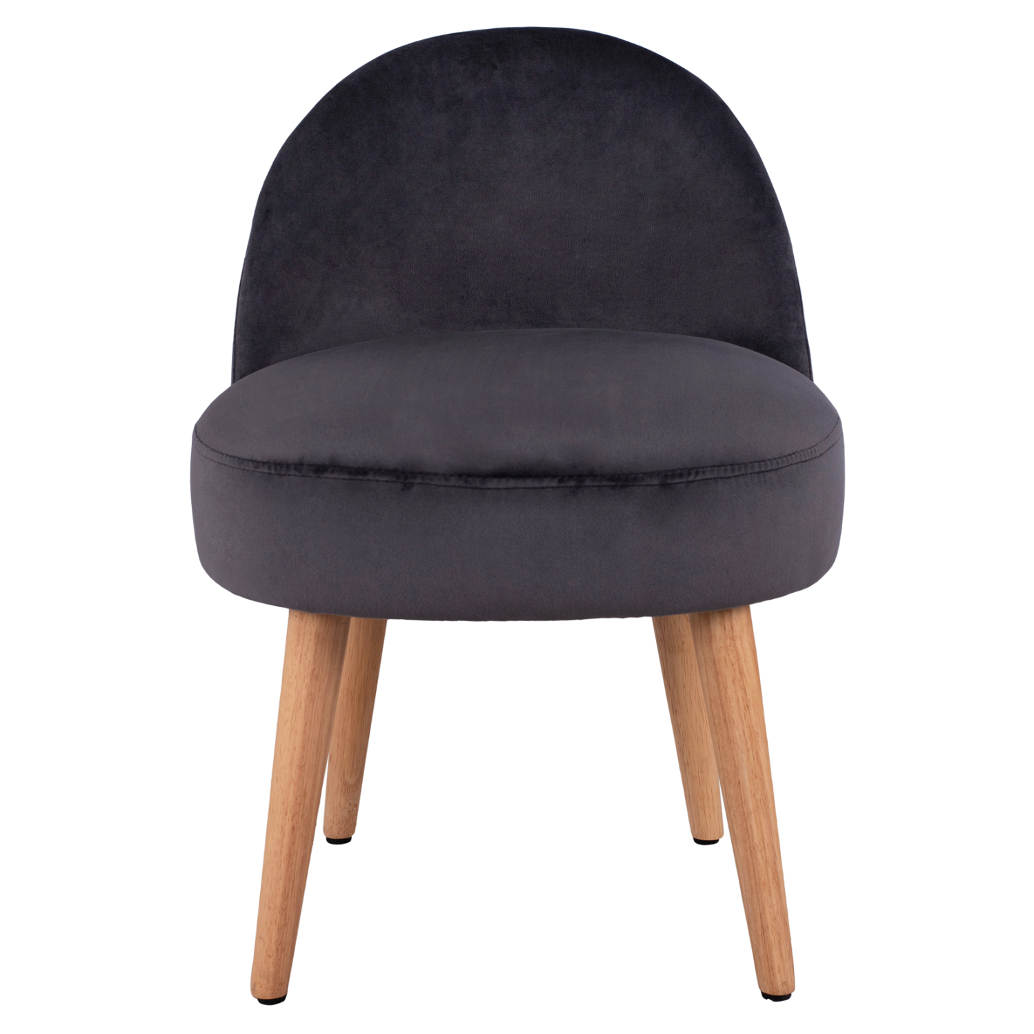 ΣΚΑΜΠΟ ΜΕ ΠΛΑΤΗ YASMINE ΓΚΡΙ ΒΕΛΟΥΔΟ HM8395.01 47x43x63,5Υ εκ.εκ. - Image 3