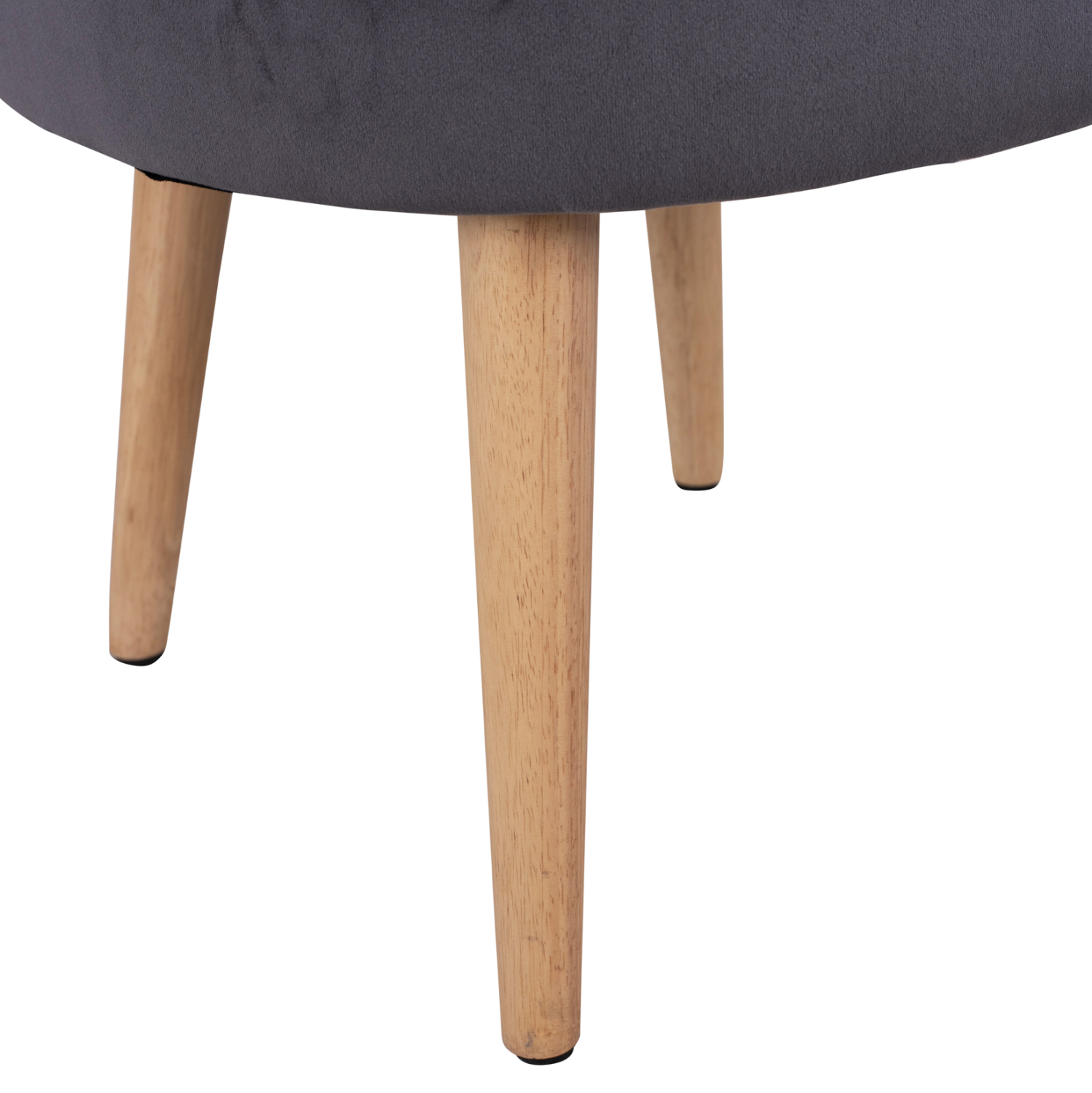 ΣΚΑΜΠΟ ΜΕ ΠΛΑΤΗ YASMINE ΓΚΡΙ ΒΕΛΟΥΔΟ HM8395.01 47x43x63,5Υ εκ.εκ. - Image 8