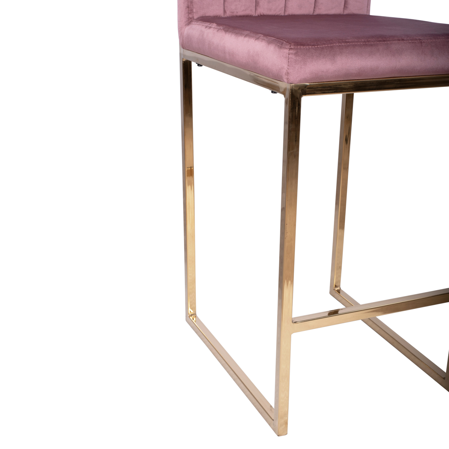 ΣΚΑΜΠΟ ΜΕΣΑΙΟΥ ΥΨΟΥΣ PIPER ΒΕΛΟΥΔΟ ΣΑΠΙΟ ΜΗΛΟ & ΧΡΥΣΟ ΜΕΤΑΛΛΙΚΟ ΣΚΕΛΕΤΟ HM8525.02 40x49x96 εκ. - Image 8