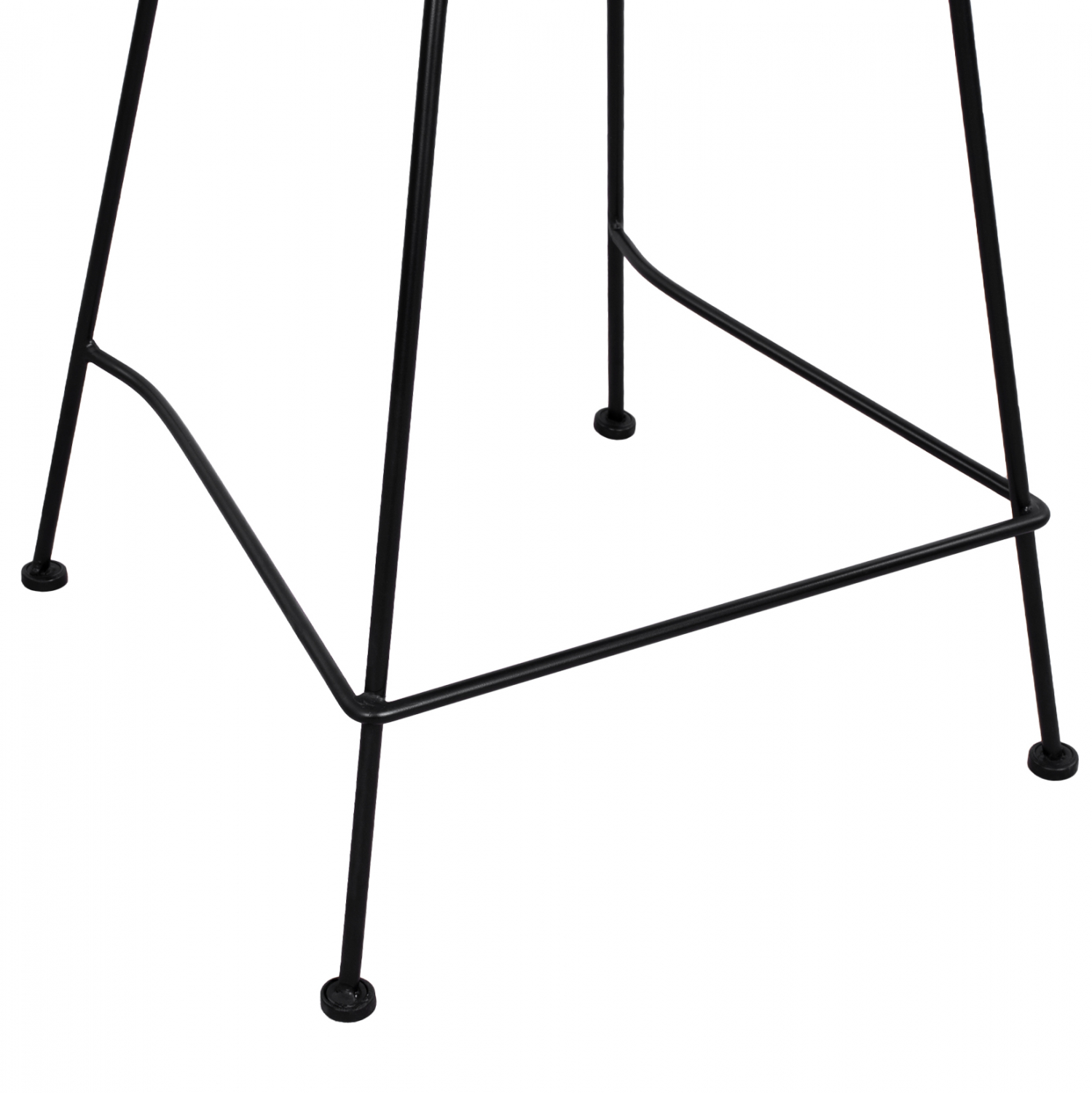 ΣΚΑΜΠΟ ΜΕΣΑΙΟΥ ΥΨΟΥΣ ALLEGRA HM5644 ΜΕΤΑΛΛΙΚΟ ΜΕ WICKER ΣΕ ΜΠΕΖ ΑΠΟΧΡΩΣΗ 55x56x107 εκ. - Image 8