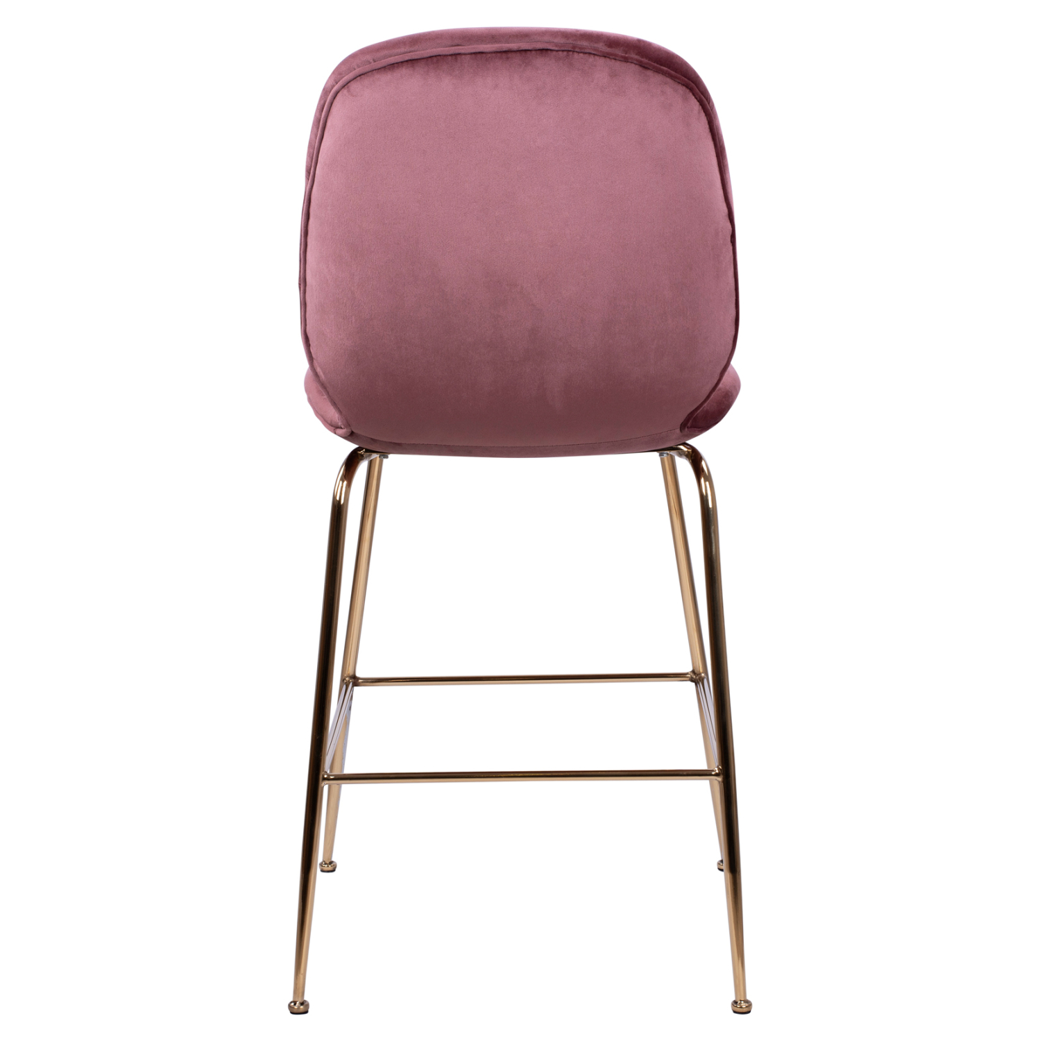 ΣΚΑΜΠΟ ΜΕΣΑΙΟΥ ΥΨΟΥΣ NORA HM8524.02 ΒΕΛΟΥΔΟ ΣΑΠΙΟ ΜΗΛΟ & ΧΡΥΣΟ ΜΕΤΑΛΛΙΚΟ ΣΚΕΛΕΤΟ 48x61x103 εκ. - Image 5