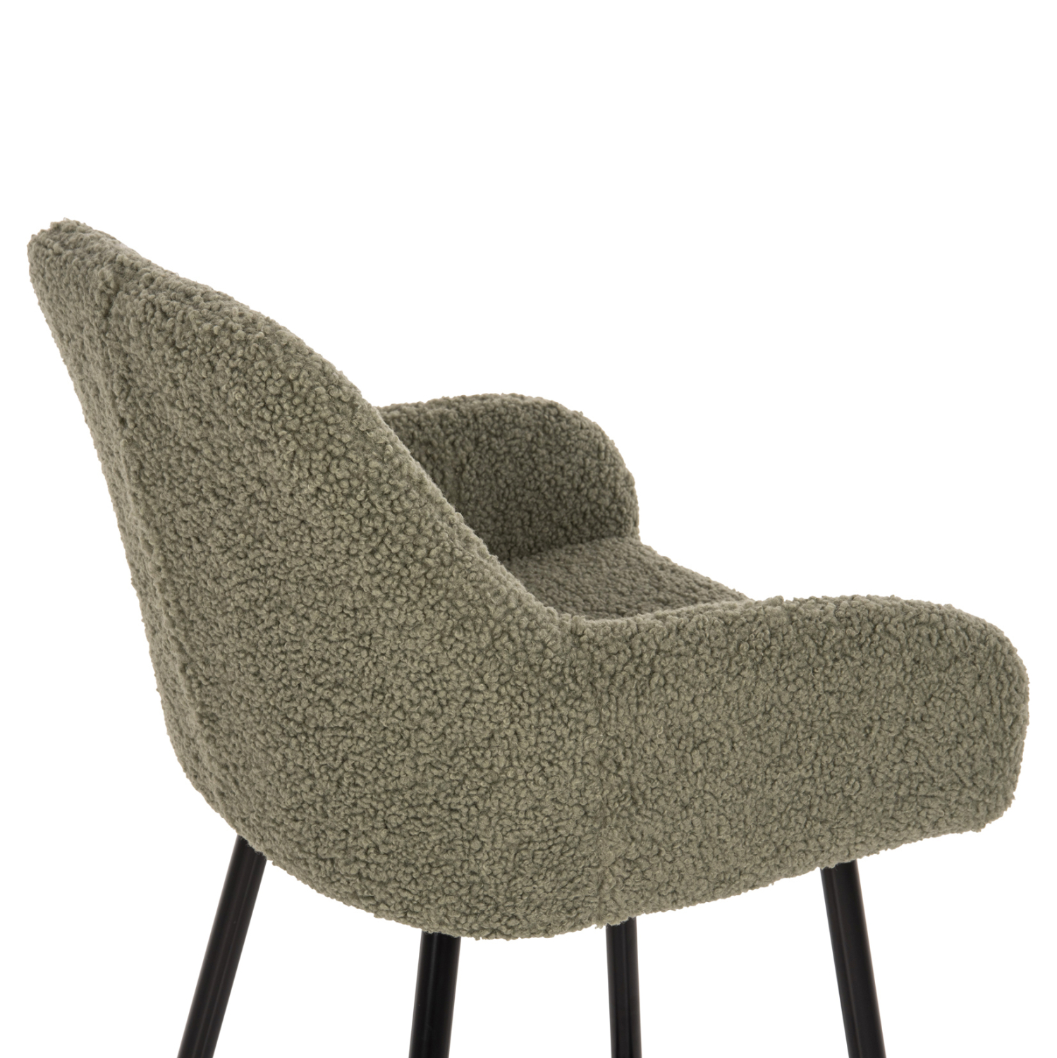 ΣΚΑΜΠΟ ΜΕΣ. ΥΨΟΥΣ STRIKE HM8592.03 ΥΦΑΣΜΑ TEDDY ΦΙΣΤΙΚΙ-ΜΑΥΡΑ ΠΟΔΙΑ 50x50x94,5Υεκ. - Image 8