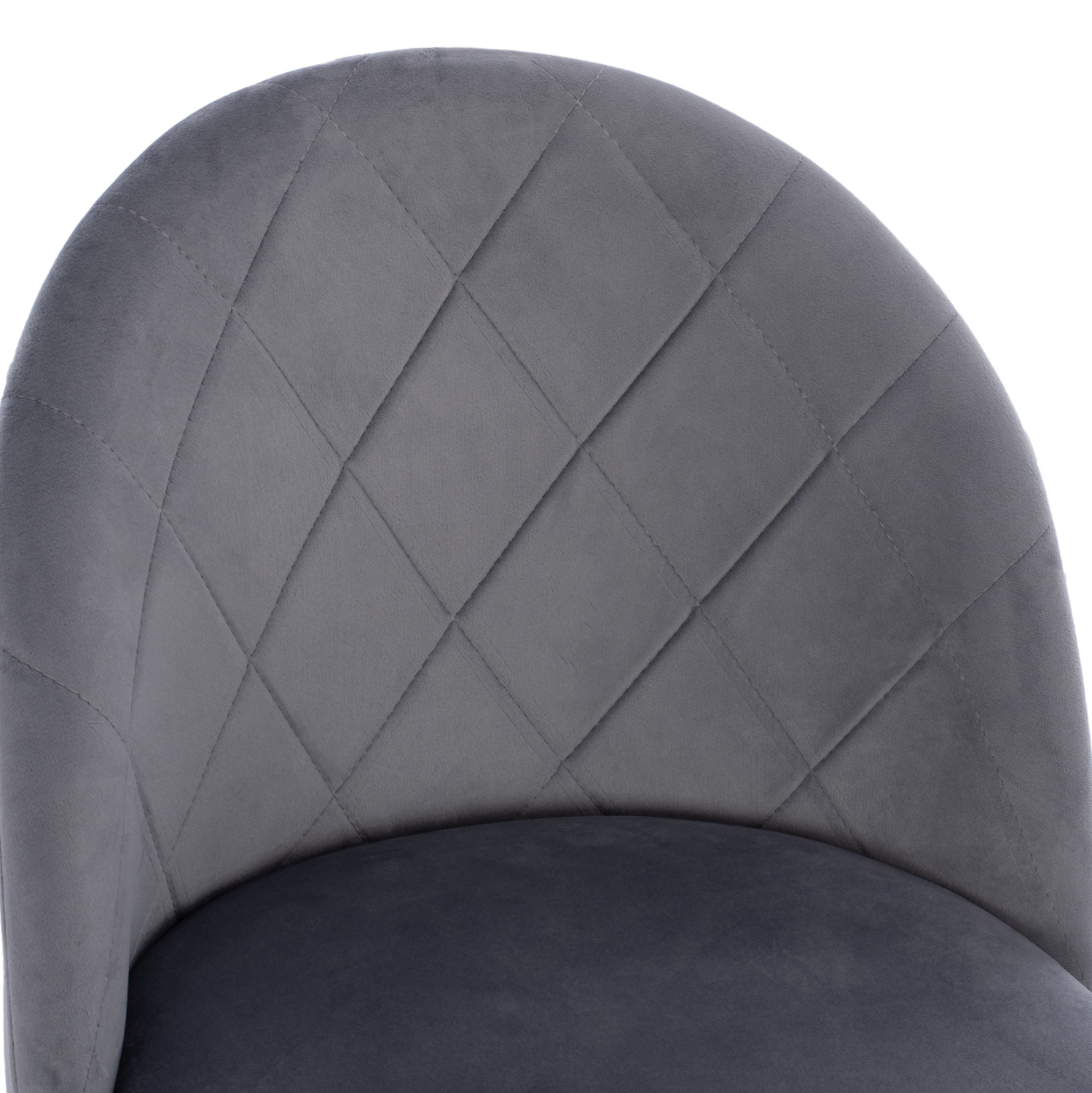 ΣΚΑΜΠΟ ODED ΜΕΣΑΙΟΥ ΥΨΟΥΣ HM8732.11 ΜΕ ΜΕΤΑΛΛΙΚΑ ΠΟΔΙΑ & ΒΕΛΟΥΔΟ ΓΚΡΙ 45x53x98 εκ. - Image 6