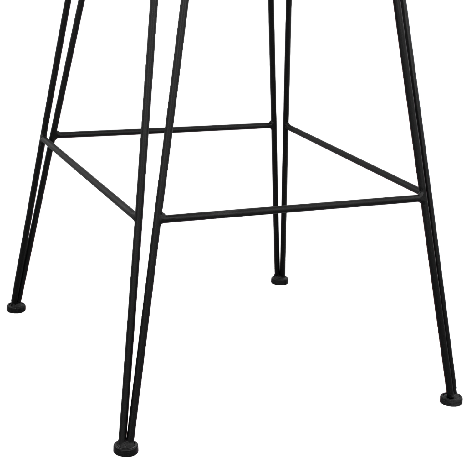 ΣΚΑΜΠΟ ΜΕΤΑΛΛΙΚΟ ALLEGRA HM5690 ΜΕ WICKER ΜΑΥΡΟ-ΜΠΕΖ 55x60x109Υ εκ. - Image 9