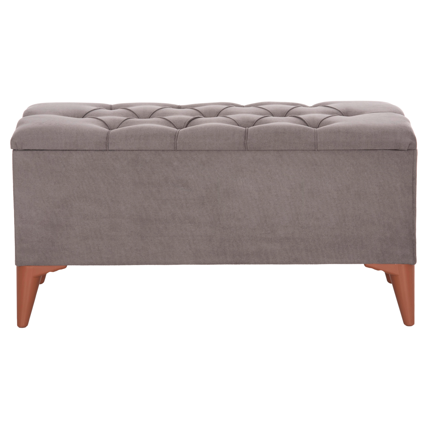 ΣΚΑΜΠΟ ΜΠΑΟΥΛΟ STROL HM9261.01 ΚΑΠΙΤΟΝΕ ΜΕ ΓΚΡΙ ΥΦΑΣΜΑ 90x40x46Yεκ. - Image 3