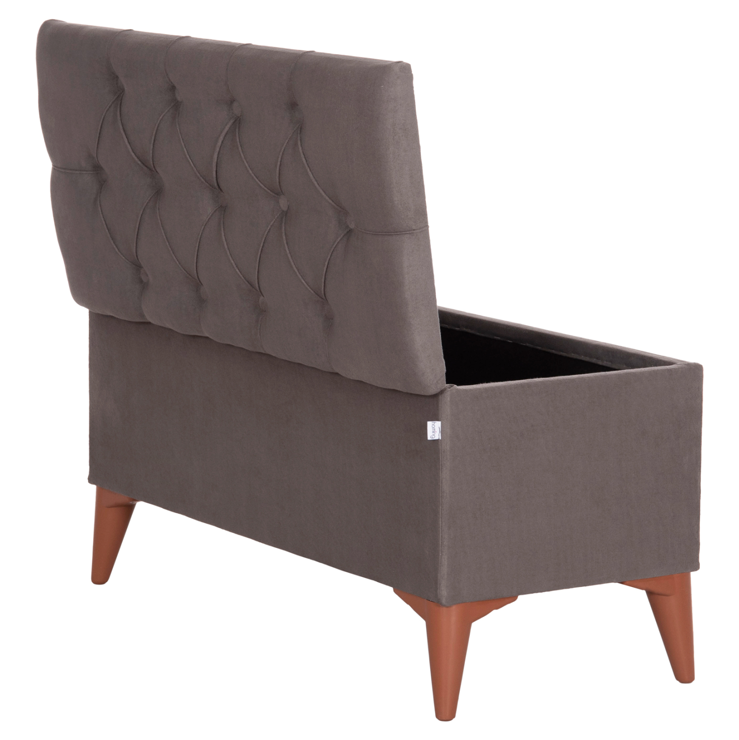 ΣΚΑΜΠΟ ΜΠΑΟΥΛΟ STROL HM9261.01 ΚΑΠΙΤΟΝΕ ΜΕ ΓΚΡΙ ΥΦΑΣΜΑ 90x40x46Yεκ. - Image 5