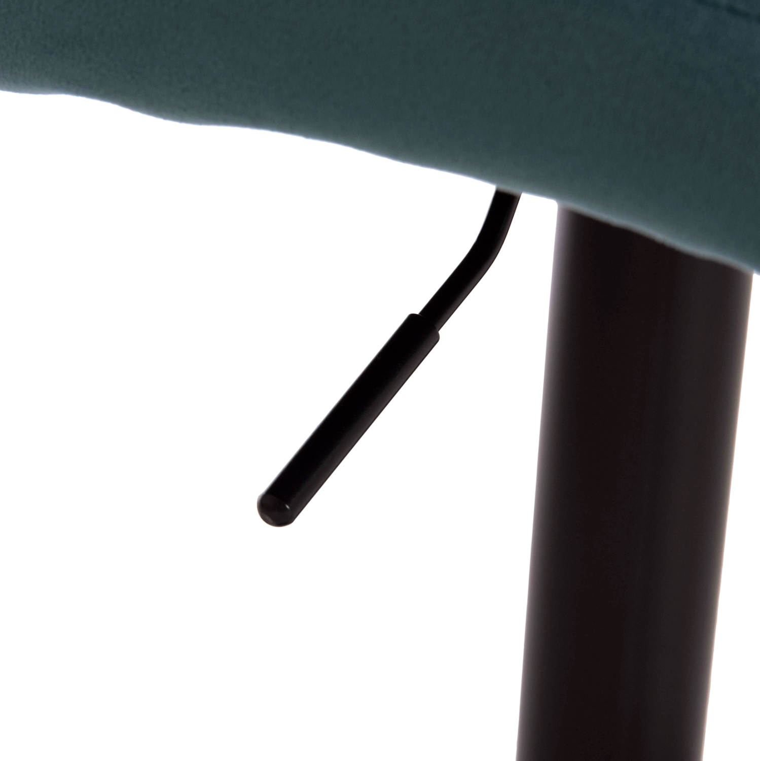 ΣΚΑΜΠΩ ΜΠΑΡ DIANA HM202.18 ΒΕΛΟΥΔΟ ΤΙΡΚΟΥΑΖ & ΜΑΥΡΟ ΜΑΤ ΣΚΕΛΕΤΟ 44x52x109Υεκ - Image 9