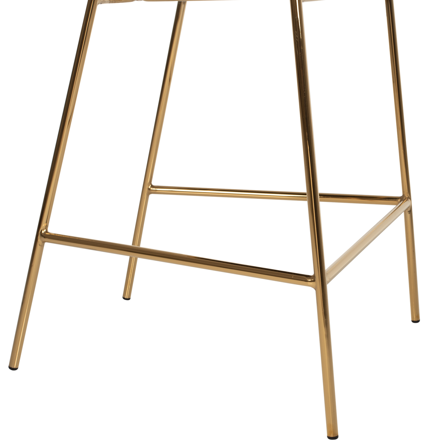 ΣΚΑΜΠΟ ΜΠΑΡ HM8734.04 ΒΕΛΟΥΔΟ ΜΑΥΡΟ THEODORE ΧΡΥΣΟ ΜΕΤΑΛΛΙΚΟ ΣΚΕΛΕΤΟ 60x55x100Υεκ. - Image 7