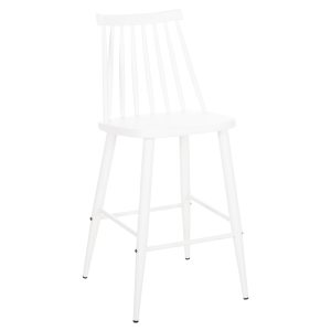 ΣΚΑΜΠΟ ΜΠΑΡ ΜΕΣΑΙΟΥ ΥΨΟΥΣ VANESSA HM9300.11 ΠΟΛΥΠΡΟΠΥΛΕΝΙΟ & ΜΕΤΑΛΛΟ-ΛΕΥΚΟ 45,5x46x97Υεκ