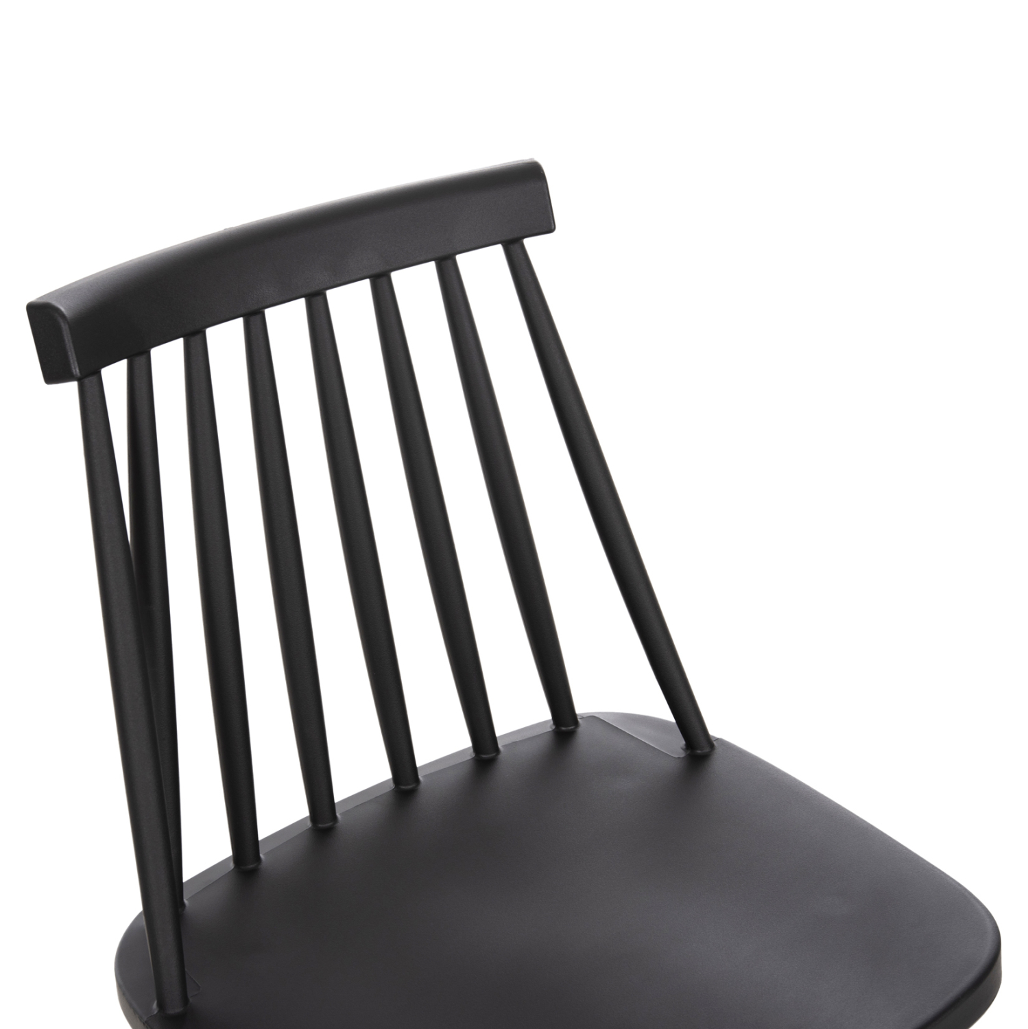 ΣΚΑΜΠΟ ΜΠΑΡ ΜΕΣΑΙΟΥ ΥΨΟΥΣ VANESSA HM9300.12 ΠΟΛΥΠΡΟΠΥΛΕΝΙΟ & ΜΕΤΑΛΛΟ-ΜΑΥΡΟ 45,5x46x97Υ εκ. - Image 6