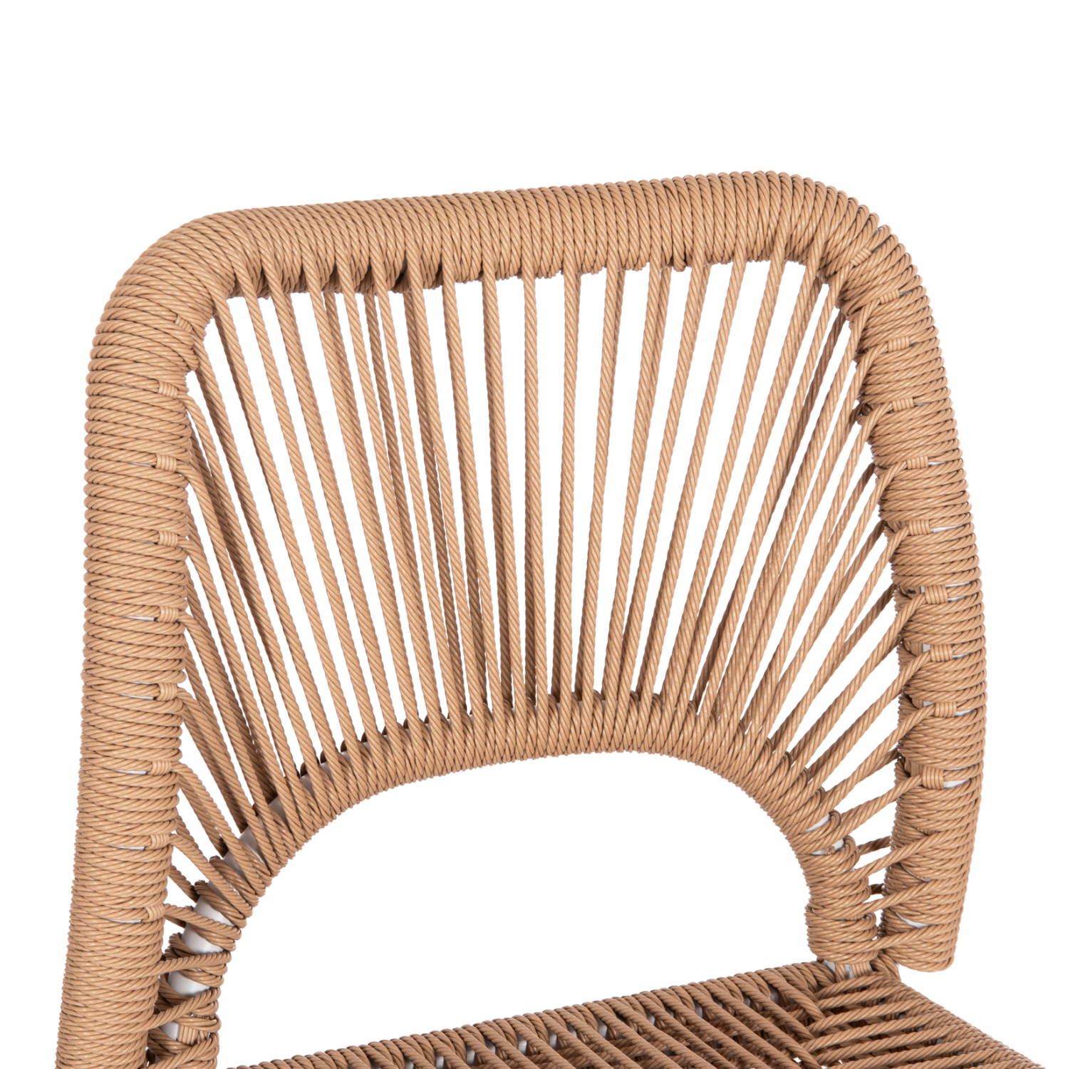 ΣΚΑΜΠΟ ΜΠΑΡ ΜΕΣ.ΥΨΟΥΣ NOJO HM5920.01 ΛΕΥΚΟ ΑΛΟΥΜΙΝΙΟ--ΜΠΕΖ ΣΥΝΘ.RATTAN 40x55.5x99Yεκ - Image 6