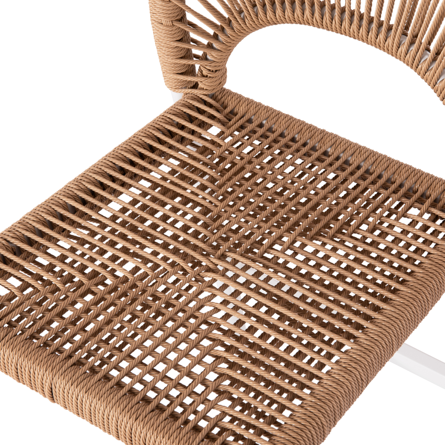 ΣΚΑΜΠΟ ΜΠΑΡ ΜΕΣ.ΥΨΟΥΣ NOJO HM5920.01 ΛΕΥΚΟ ΑΛΟΥΜΙΝΙΟ--ΜΠΕΖ ΣΥΝΘ.RATTAN 40x55.5x99Yεκ - Image 7