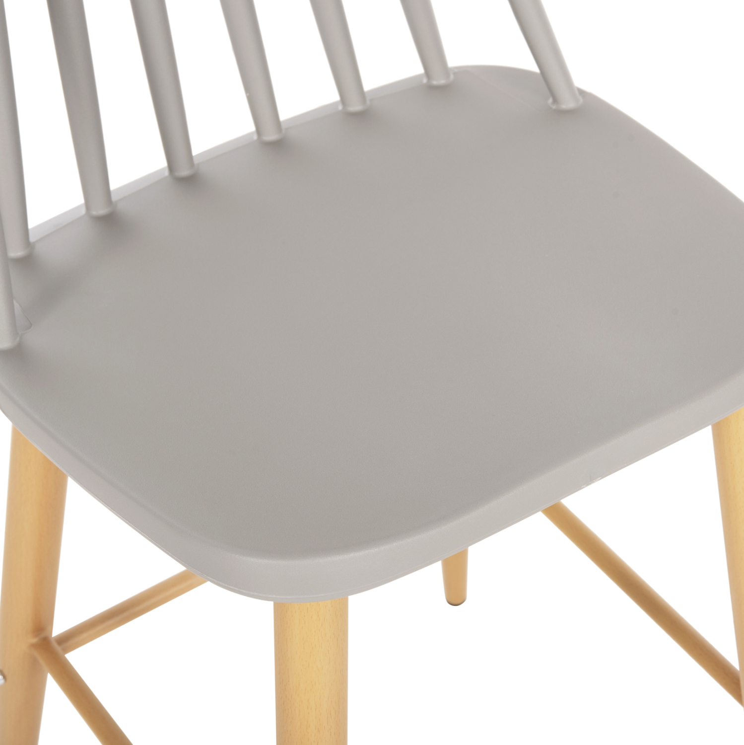 ΣΚΑΜΠΟ ΜΠΑΡ ΜΕΣ.ΥΨΟΥΣ VANESSA HM9300.10 ΠΟΛΥΠΡΟΠ. ΓΚΡΙ & ΜΕΤΑΛΛΟ ΦΥΣΙΚΟ 45x48x96Υεκ. - Image 7