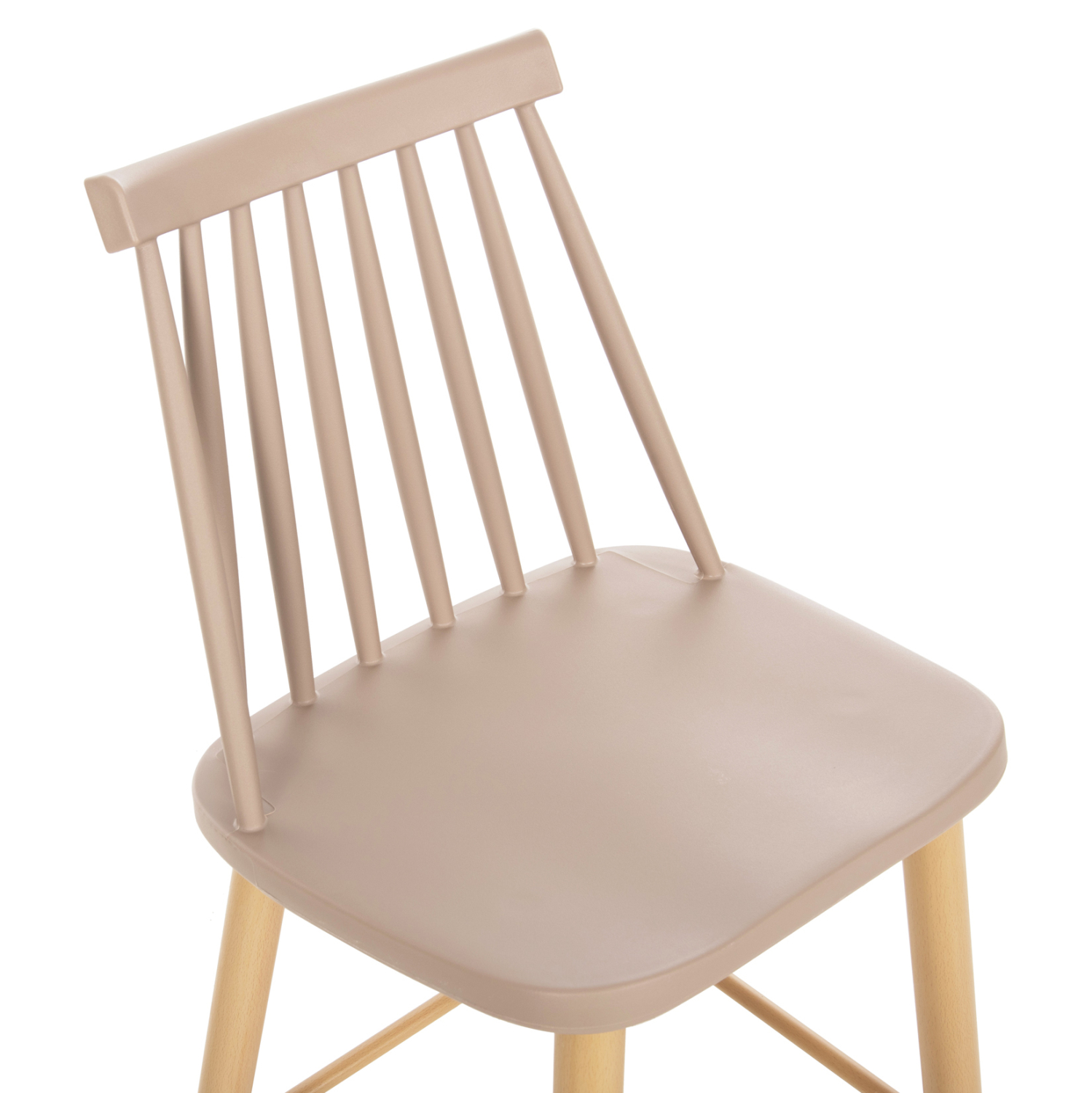 ΣΚΑΜΠΟ ΜΠΑΡ ΜΕΣ.ΥΨΟΥΣ VANESSA HM9300.25 ΚΑΠΟΥΤΣΙΝΟ PP & ΠΟΔΙΑ ΟΨΗ ΞΥΛΟΥ 45,5x46x97Υεκ - Image 6