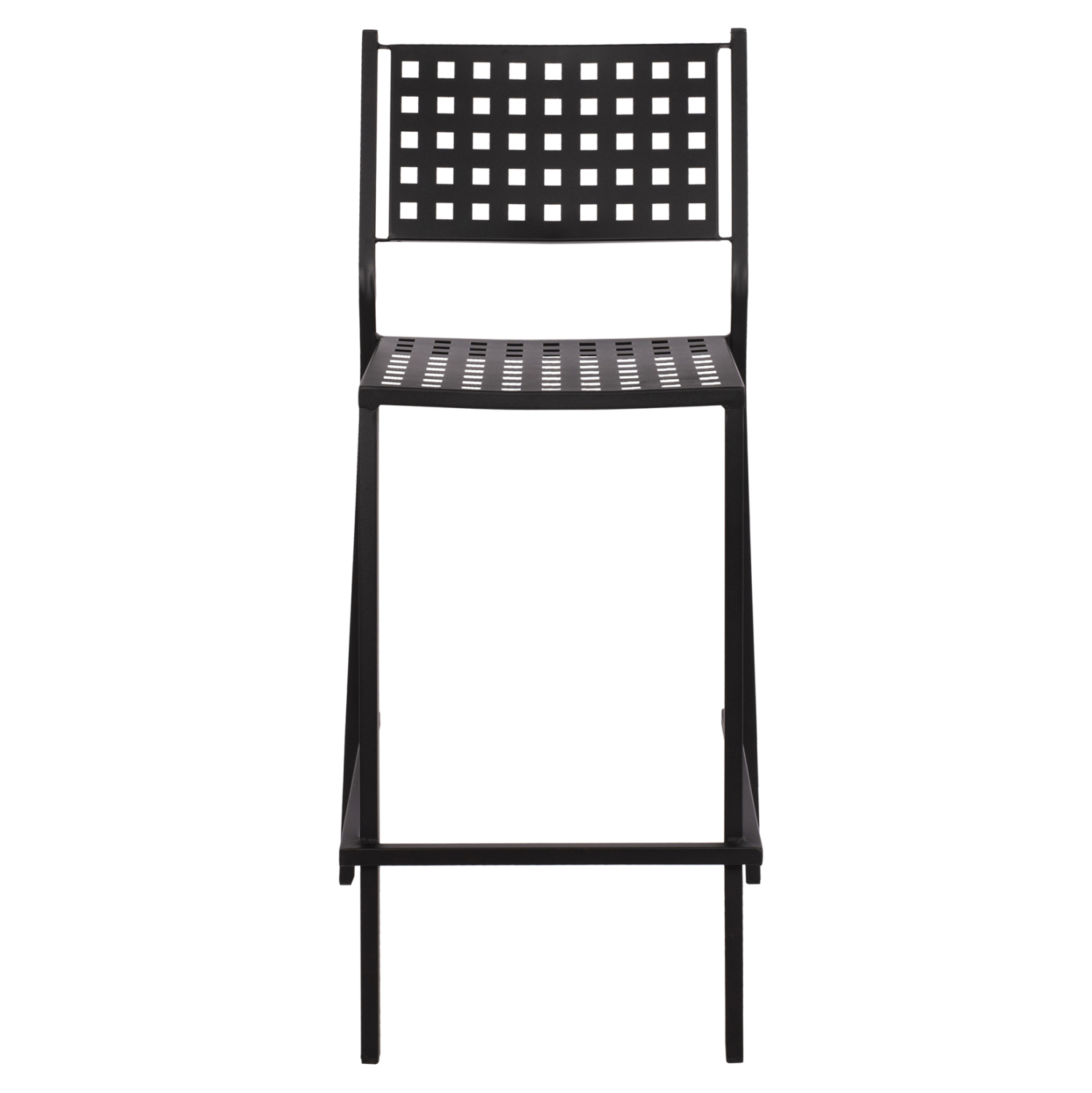 ΣΚΑΜΠΟ ΜΠΑΡ ΜΕΤΑΛΛΙΚΟ OLYMPIAS HM5528.01 ΣΕ ΜΑΥΡΗ ΑΠΟΧΡΩΣΗ 47x58x111 εκ. - Image 3